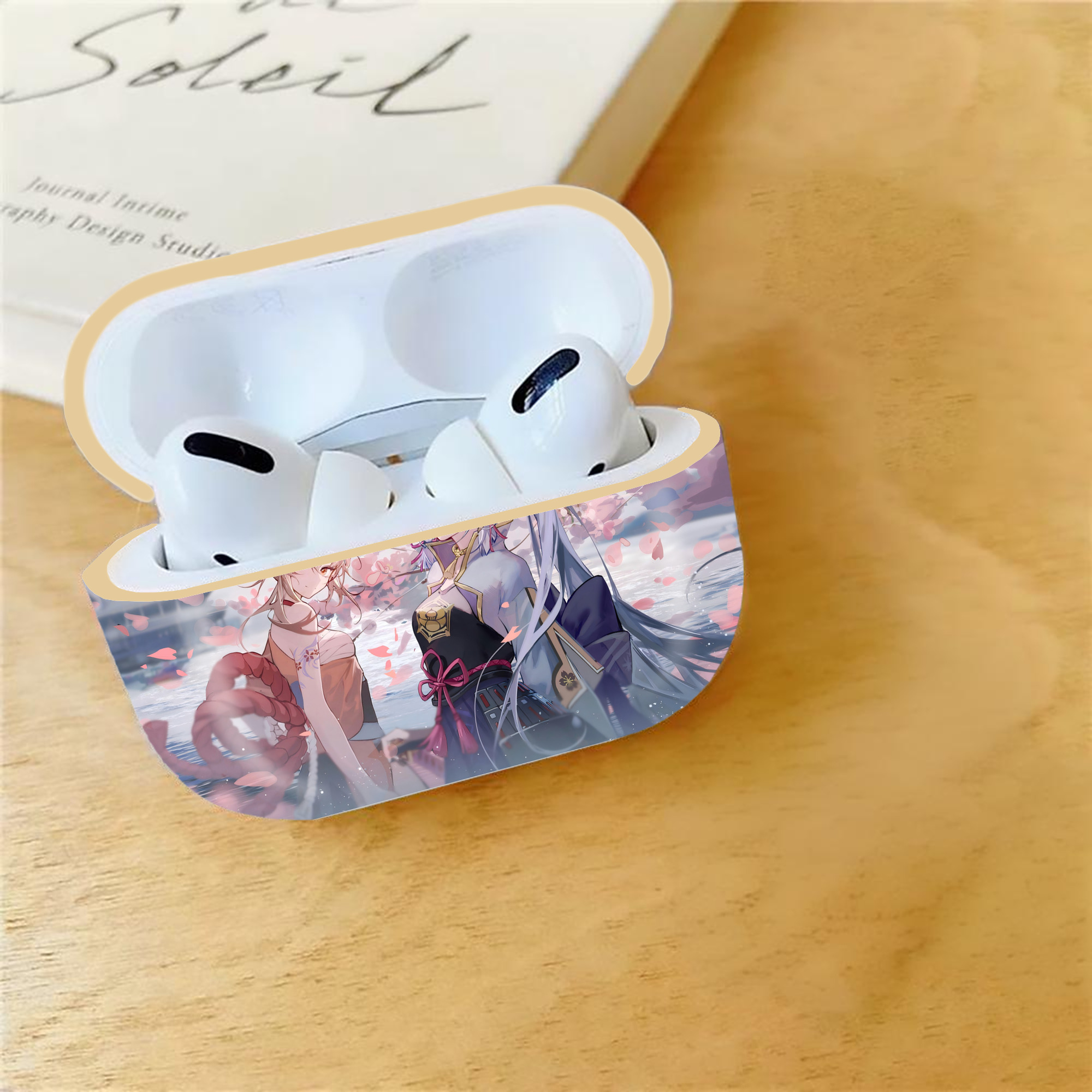 げんし神 genshin 【AirPods Pro用】ハードシェル保護ケース｜耐衝撃・防指紋・カラビナ付き商品仕様