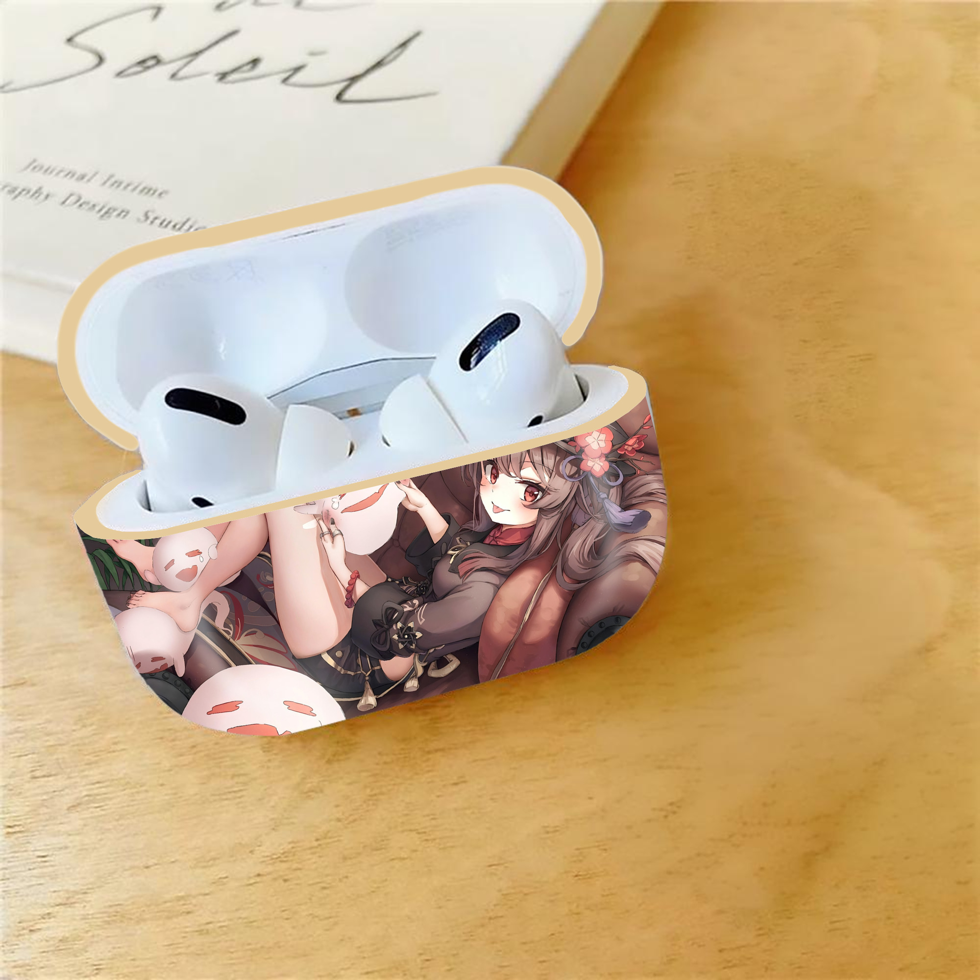 げんし神 genshin 【AirPods Pro用】ハードシェル保護ケース｜耐衝撃・防指紋・カラビナ付き商品仕様