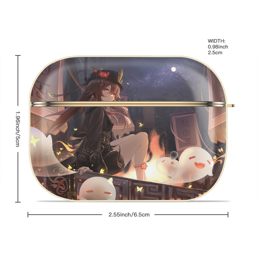 げんし神 genshin 【AirPods Pro用】ハードシェル保護ケース｜耐衝撃・防指紋・カラビナ付き商品仕様
