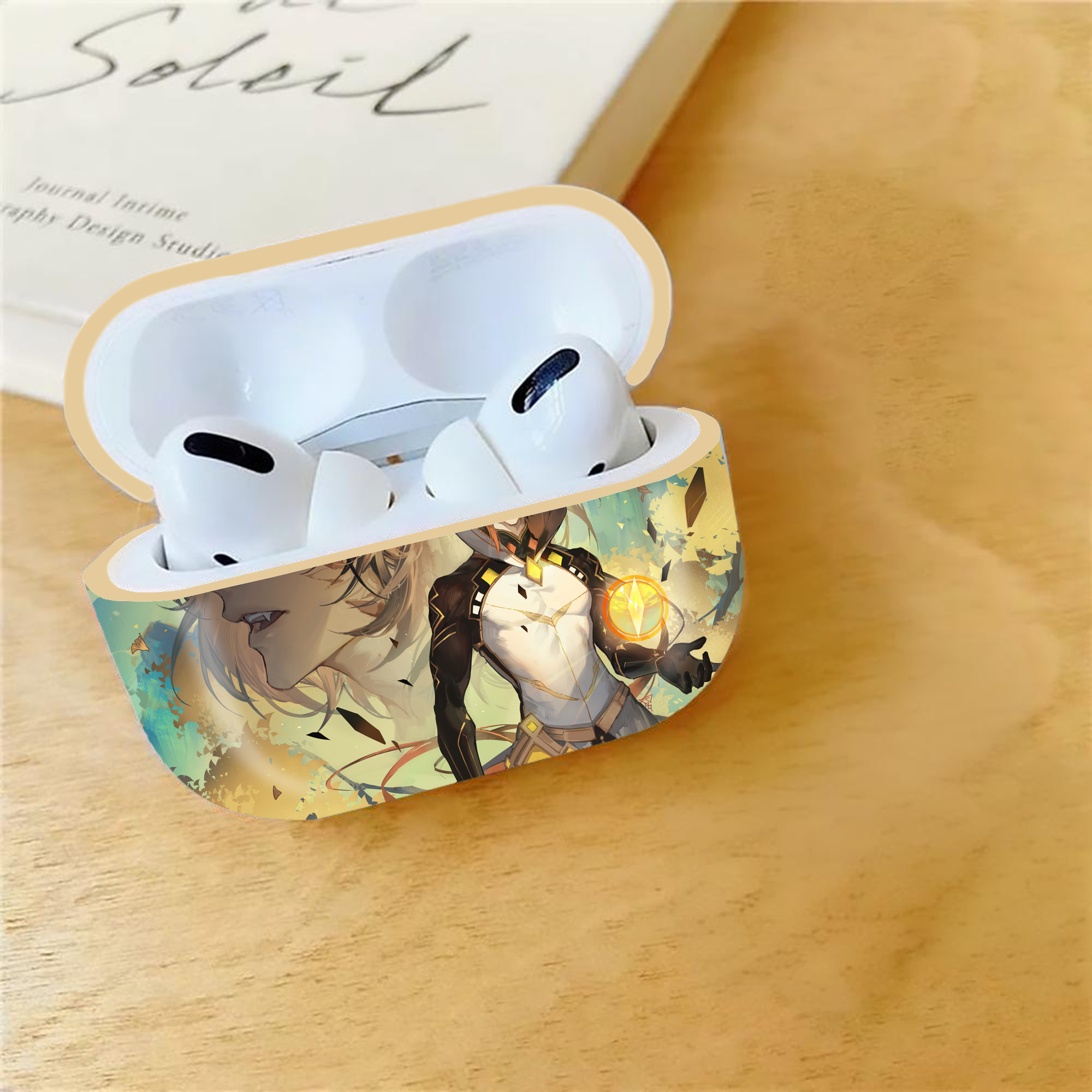 げんし神 genshin 【AirPods Pro用】ハードシェル保護ケース｜耐衝撃・防指紋・カラビナ付き商品仕様