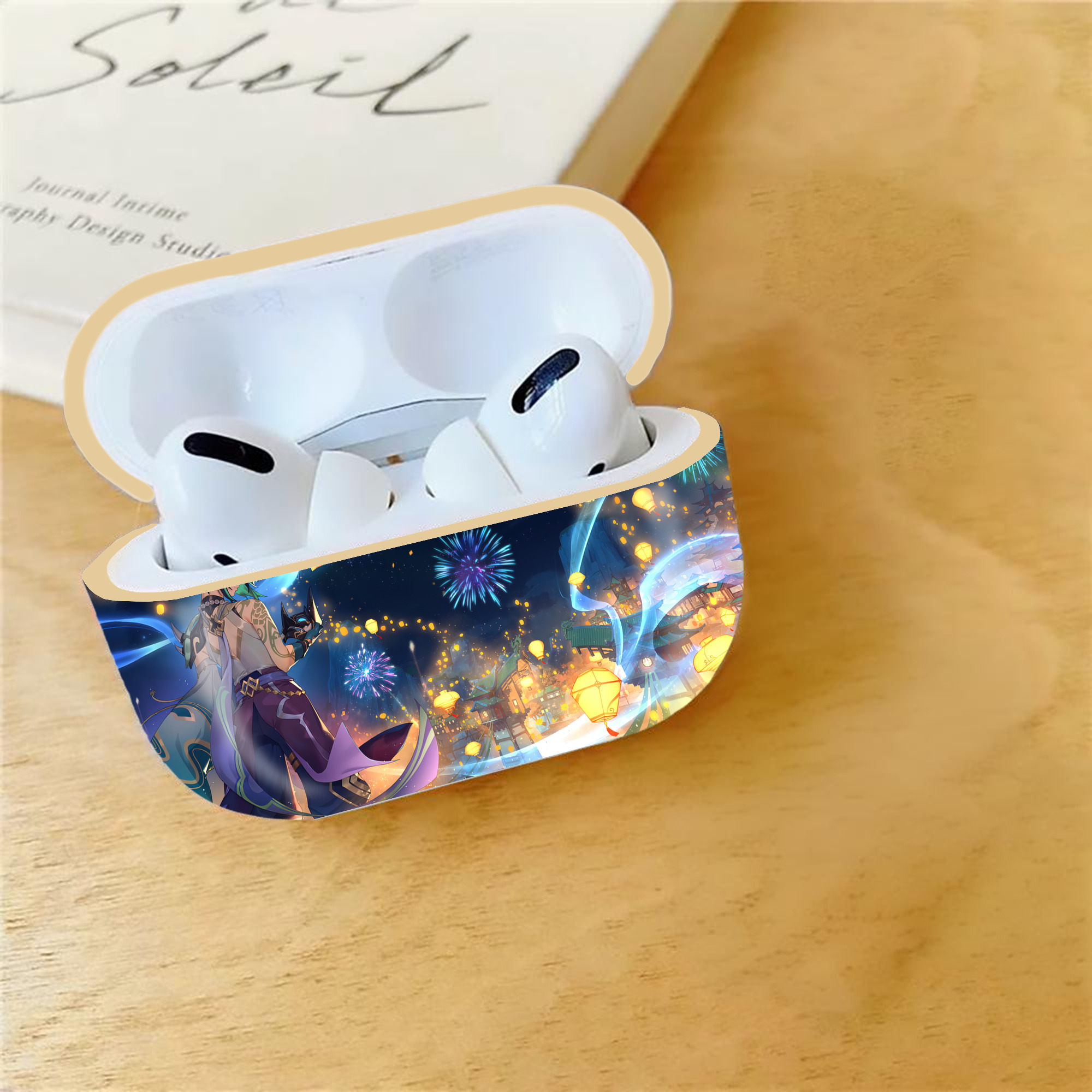 げんし神 genshin 【AirPods Pro用】ハードシェル保護ケース｜耐衝撃・防指紋・カラビナ付き商品仕様