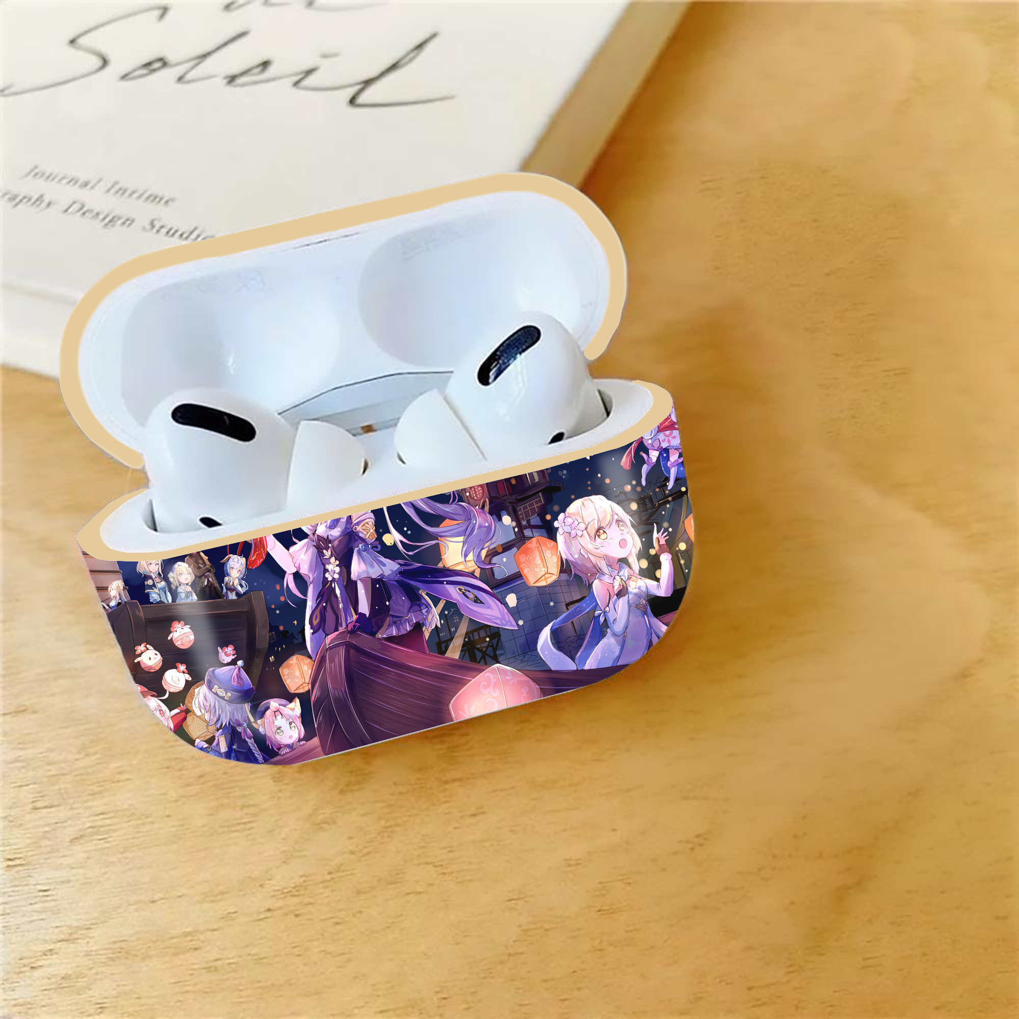 げんし神 genshin 【AirPods Pro用】ハードシェル保護ケース｜耐衝撃・防指紋・カラビナ付き商品仕様