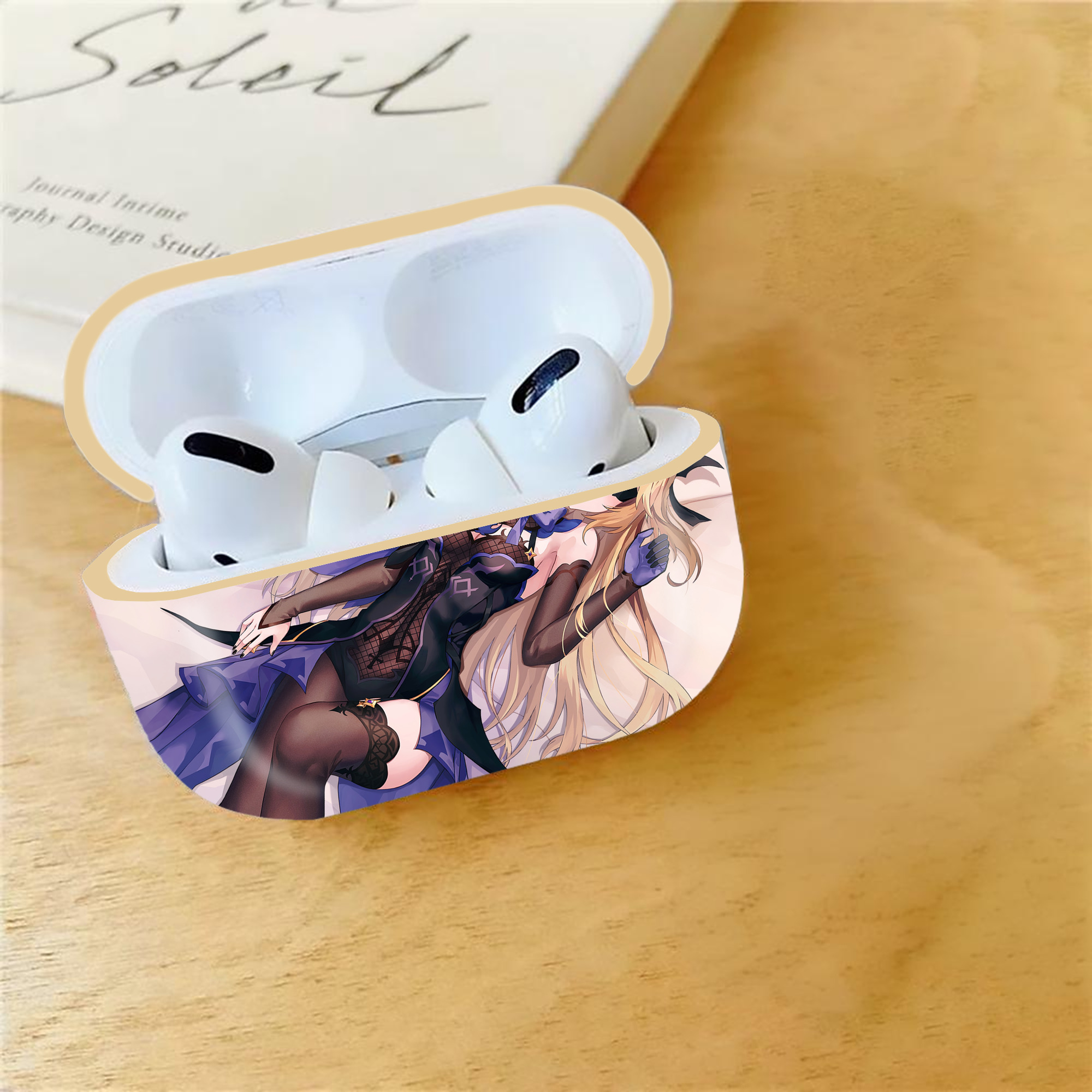 げんし神 genshin 【AirPods Pro用】ハードシェル保護ケース｜耐衝撃・防指紋・カラビナ付き商品仕様