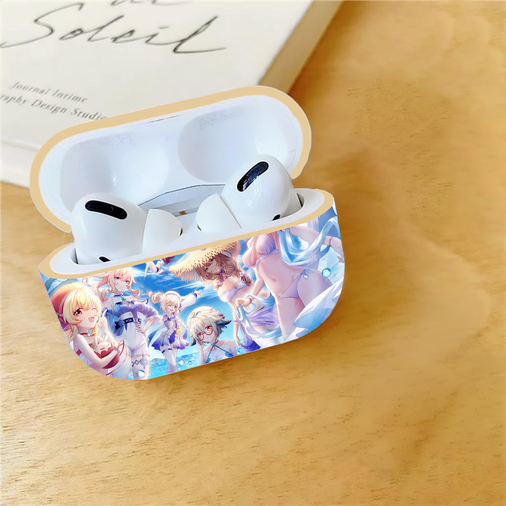 げんし神 genshin 【AirPods Pro用】ハードシェル保護ケース｜耐衝撃・防指紋・カラビナ付き商品仕様