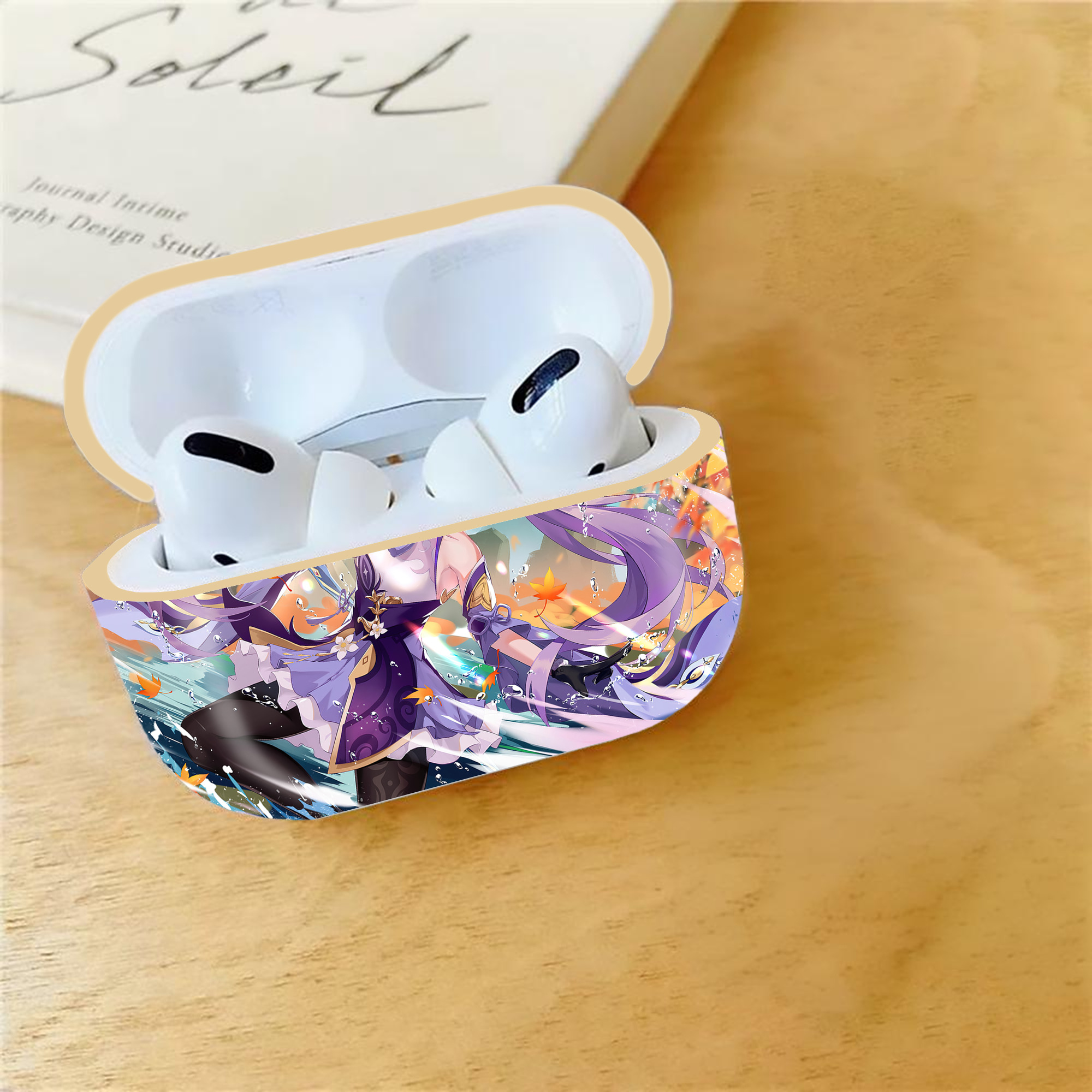 げんし神 genshin 【AirPods Pro用】ハードシェル保護ケース｜耐衝撃・防指紋・カラビナ付き商品仕様