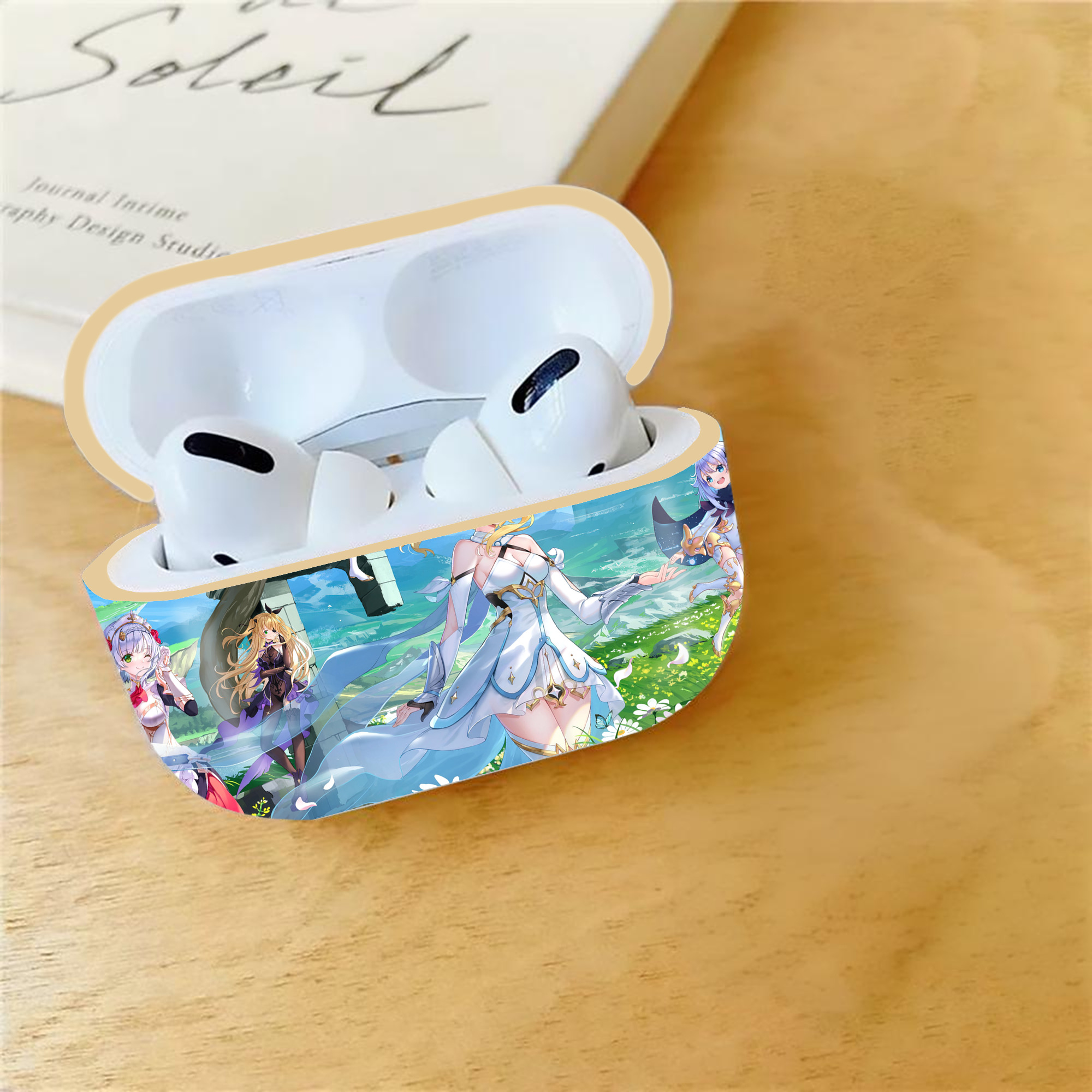 げんし神 genshin 【AirPods Pro用】ハードシェル保護ケース｜耐衝撃・防指紋・カラビナ付き商品仕様