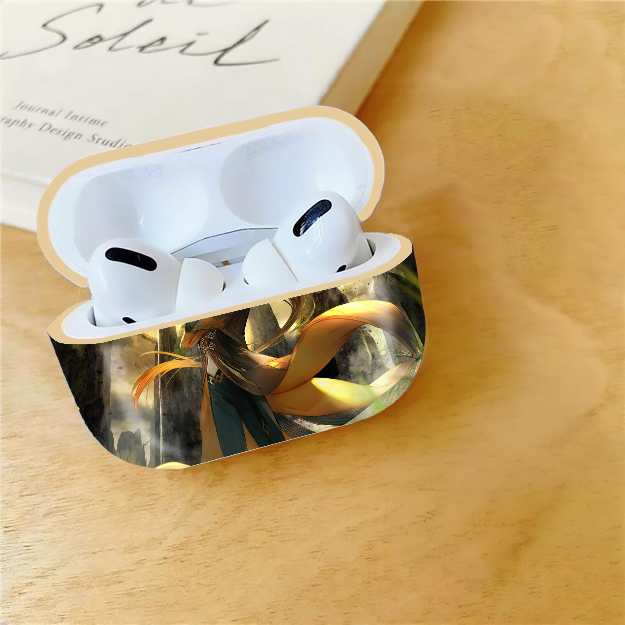 げんし神 genshin 【AirPods Pro用】ハードシェル保護ケース｜耐衝撃・防指紋・カラビナ付き商品仕様