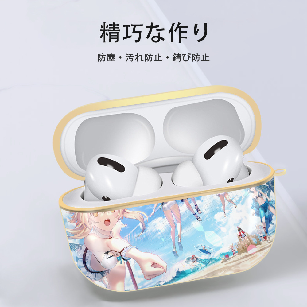 げんし神 genshin 【AirPods Pro用】ハードシェル保護ケース｜耐衝撃・防指紋・カラビナ付き商品仕様