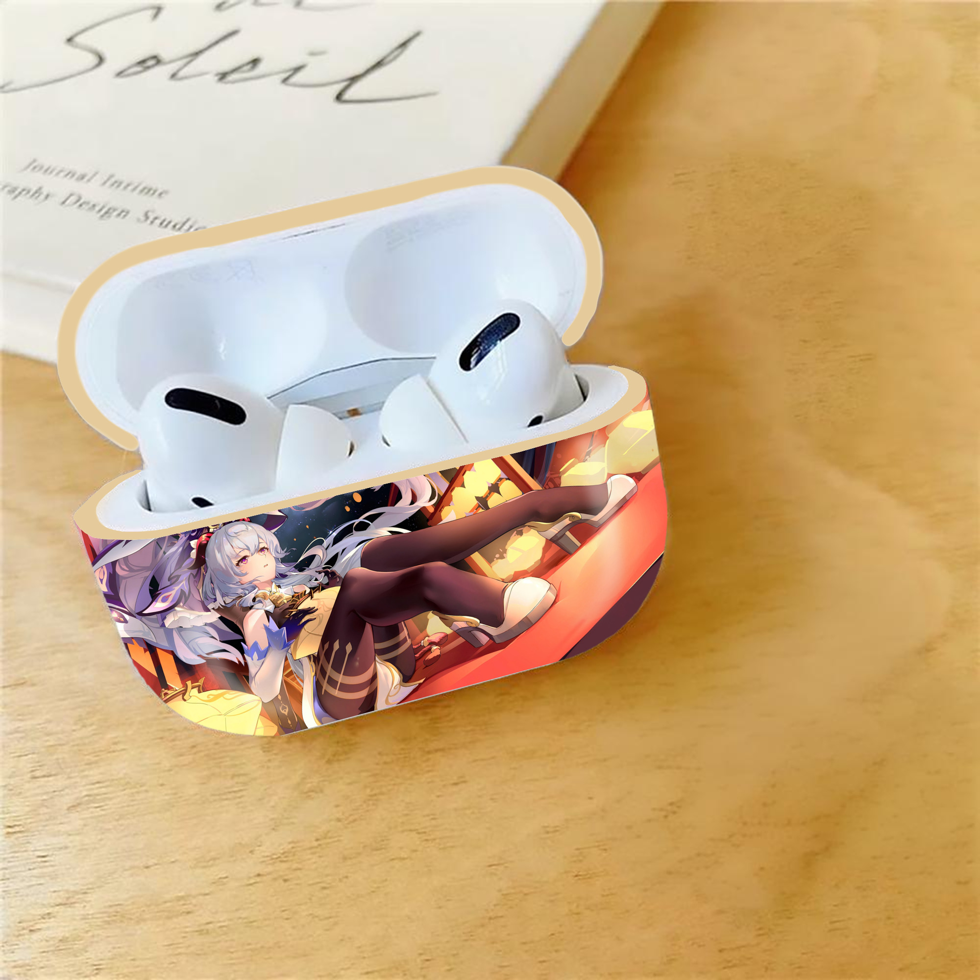 げんし神 genshin 【AirPods Pro用】ハードシェル保護ケース｜耐衝撃・防指紋・カラビナ付き商品仕様