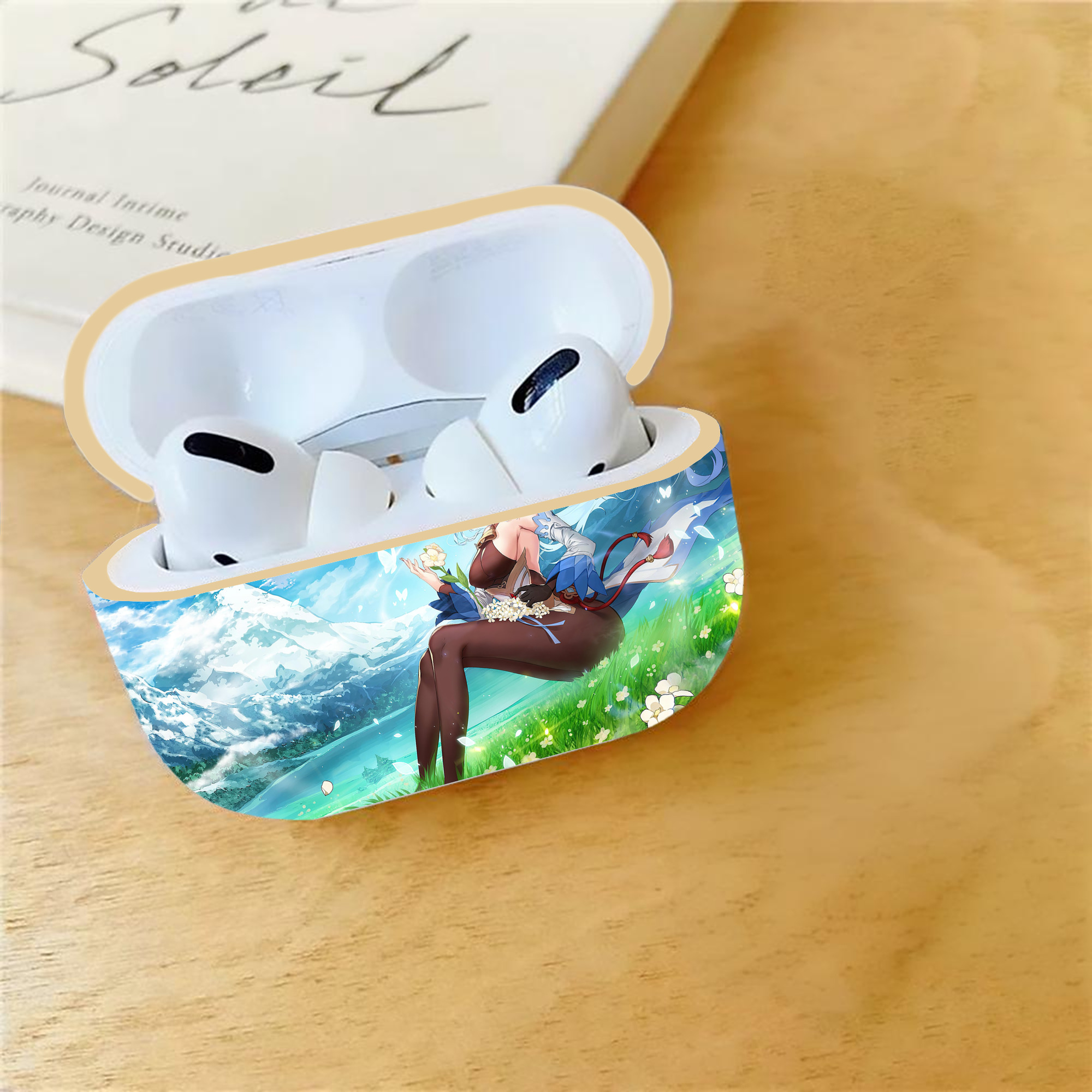 げんし神 genshin 【AirPods Pro用】ハードシェル保護ケース｜耐衝撃・防指紋・カラビナ付き商品仕様