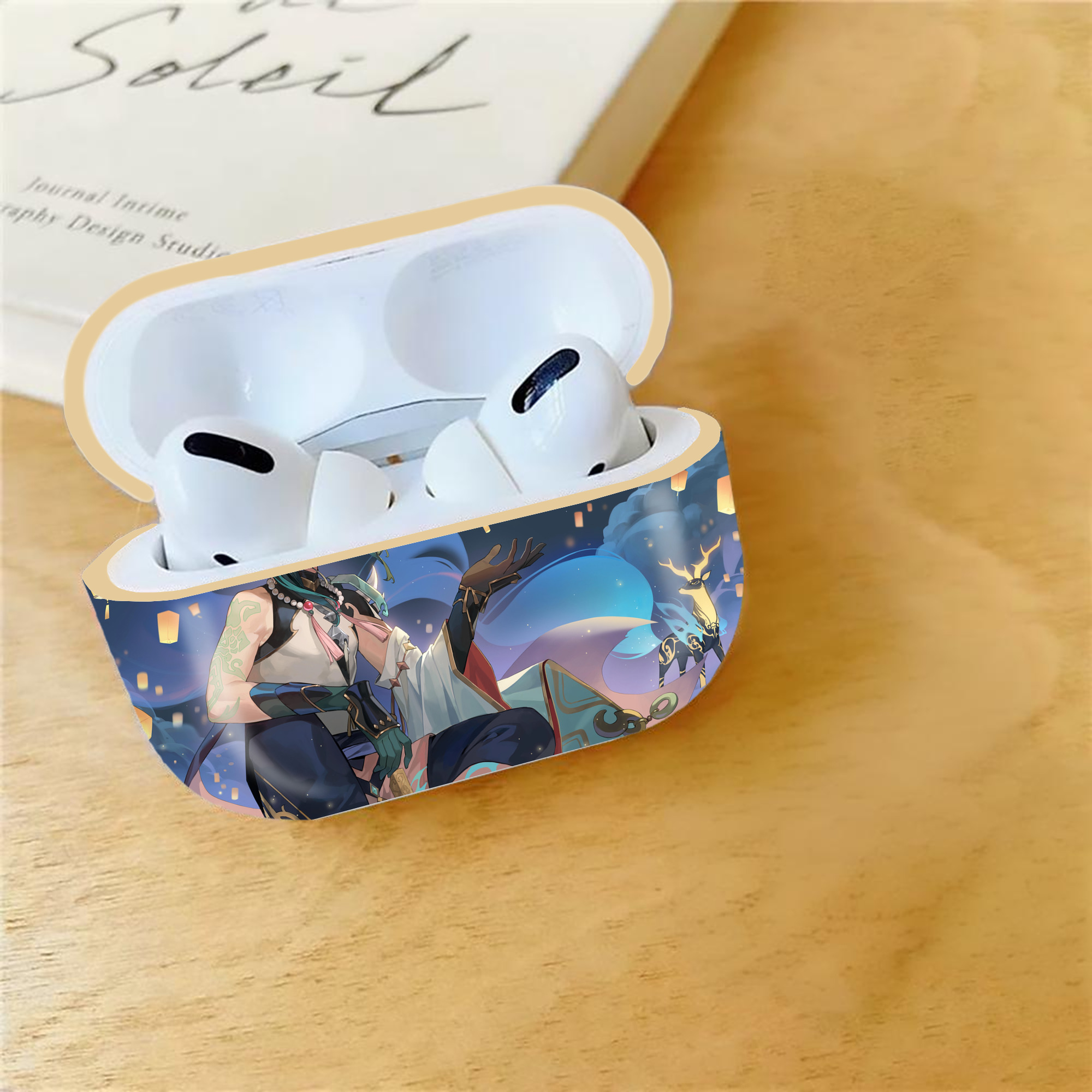 げんし神 genshin 【AirPods Pro用】ハードシェル保護ケース｜耐衝撃・防指紋・カラビナ付き商品仕様