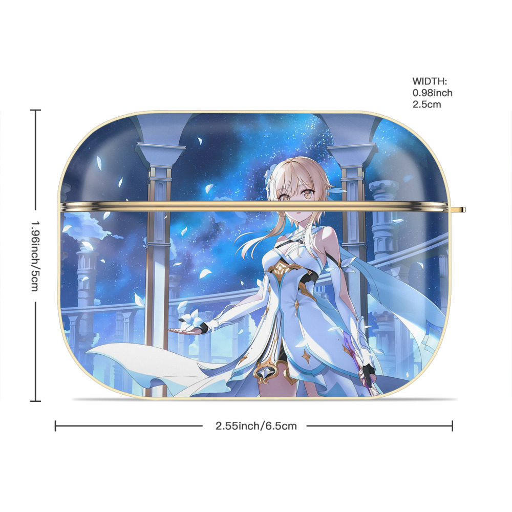 げんし神 genshin 【AirPods Pro用】ハードシェル保護ケース｜耐衝撃・防指紋・カラビナ付き商品仕様