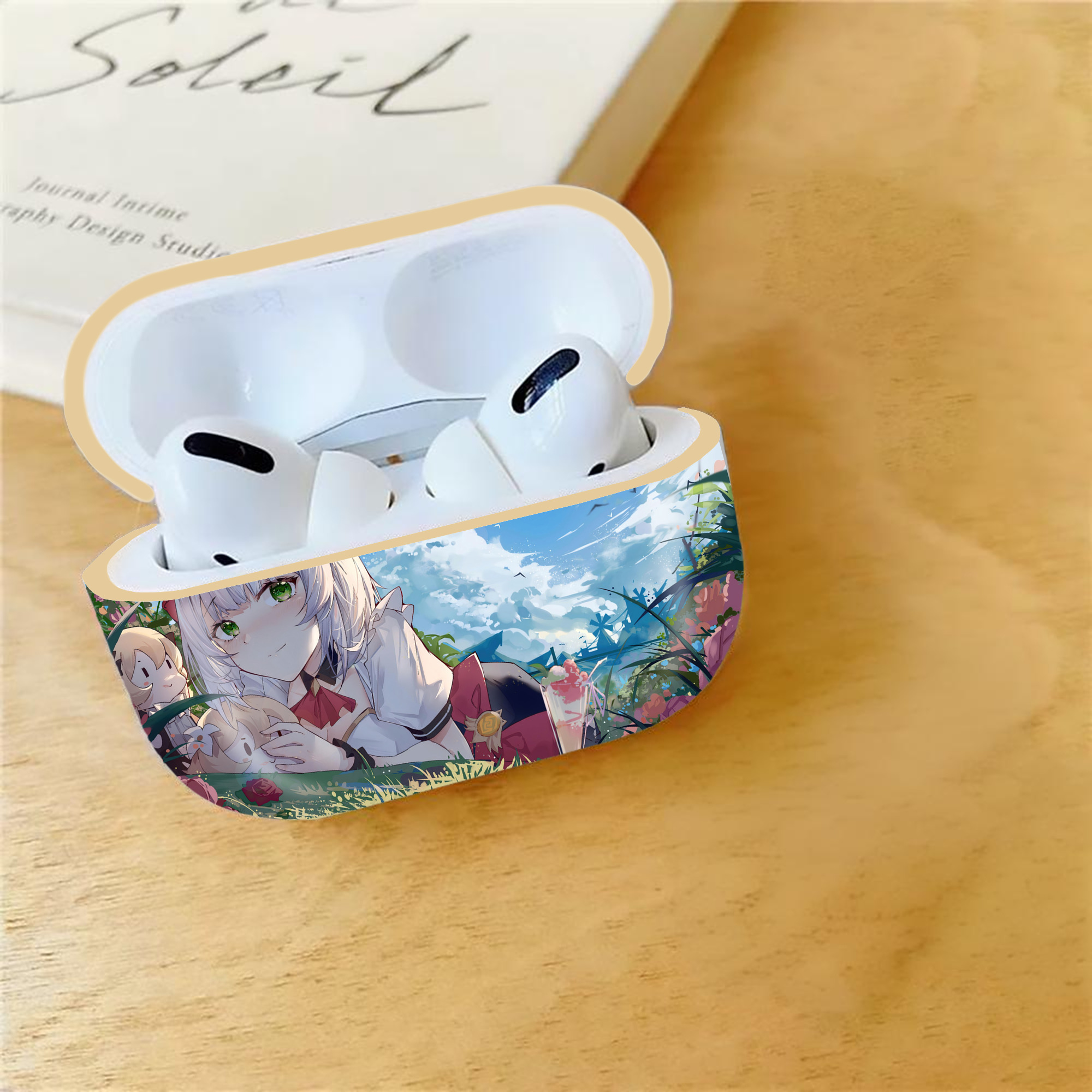 げんし神 genshin 【AirPods Pro用】ハードシェル保護ケース｜耐衝撃・防指紋・カラビナ付き商品仕様