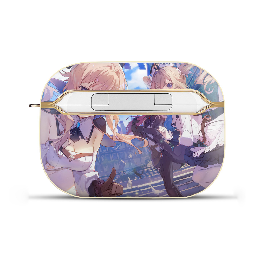 げんし神 genshin 【AirPods Pro用】ハードシェル保護ケース｜耐衝撃・防指紋・カラビナ付き商品仕様
