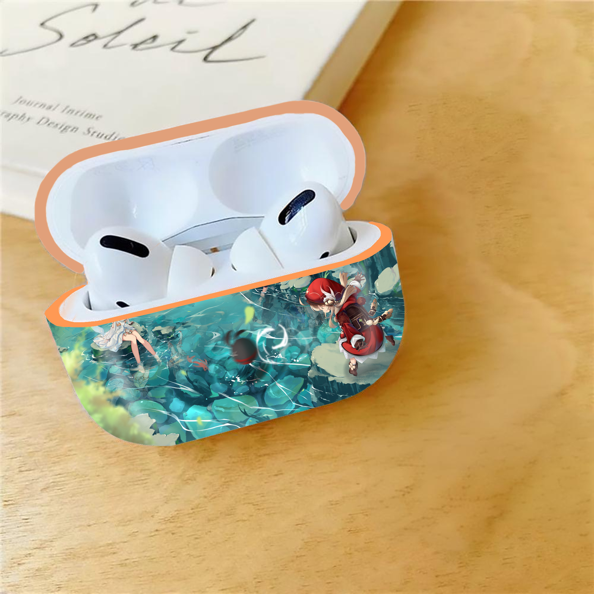 げんし神 genshin 【AirPods Pro用】ハードシェル保護ケース｜耐衝撃・防指紋・カラビナ付き商品仕様