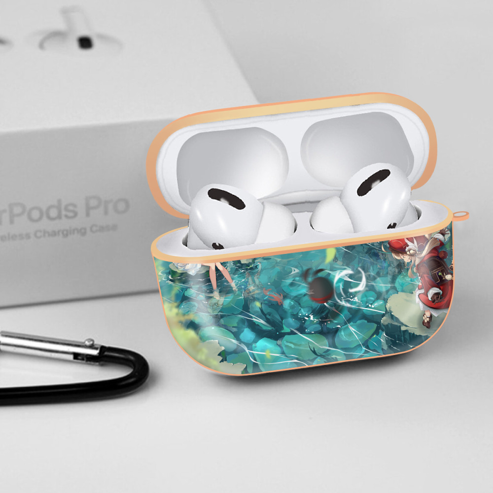 げんし神 genshin 【AirPods Pro用】ハードシェル保護ケース｜耐衝撃・防指紋・カラビナ付き商品仕様