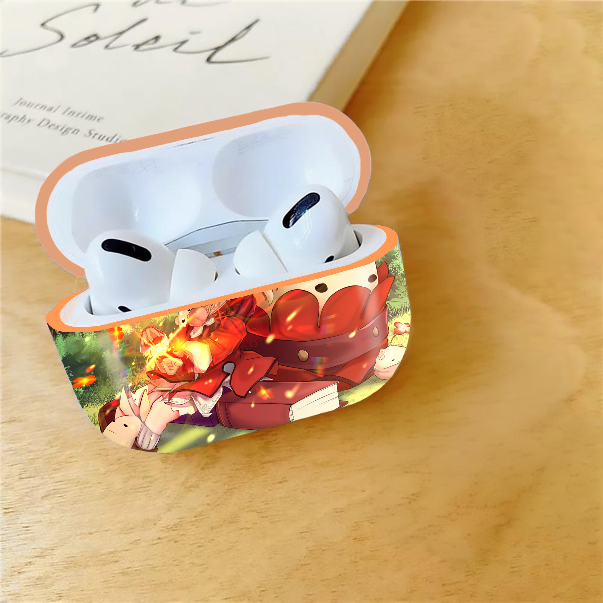 げんし神 genshin 【AirPods Pro用】ハードシェル保護ケース｜耐衝撃・防指紋・カラビナ付き商品仕様