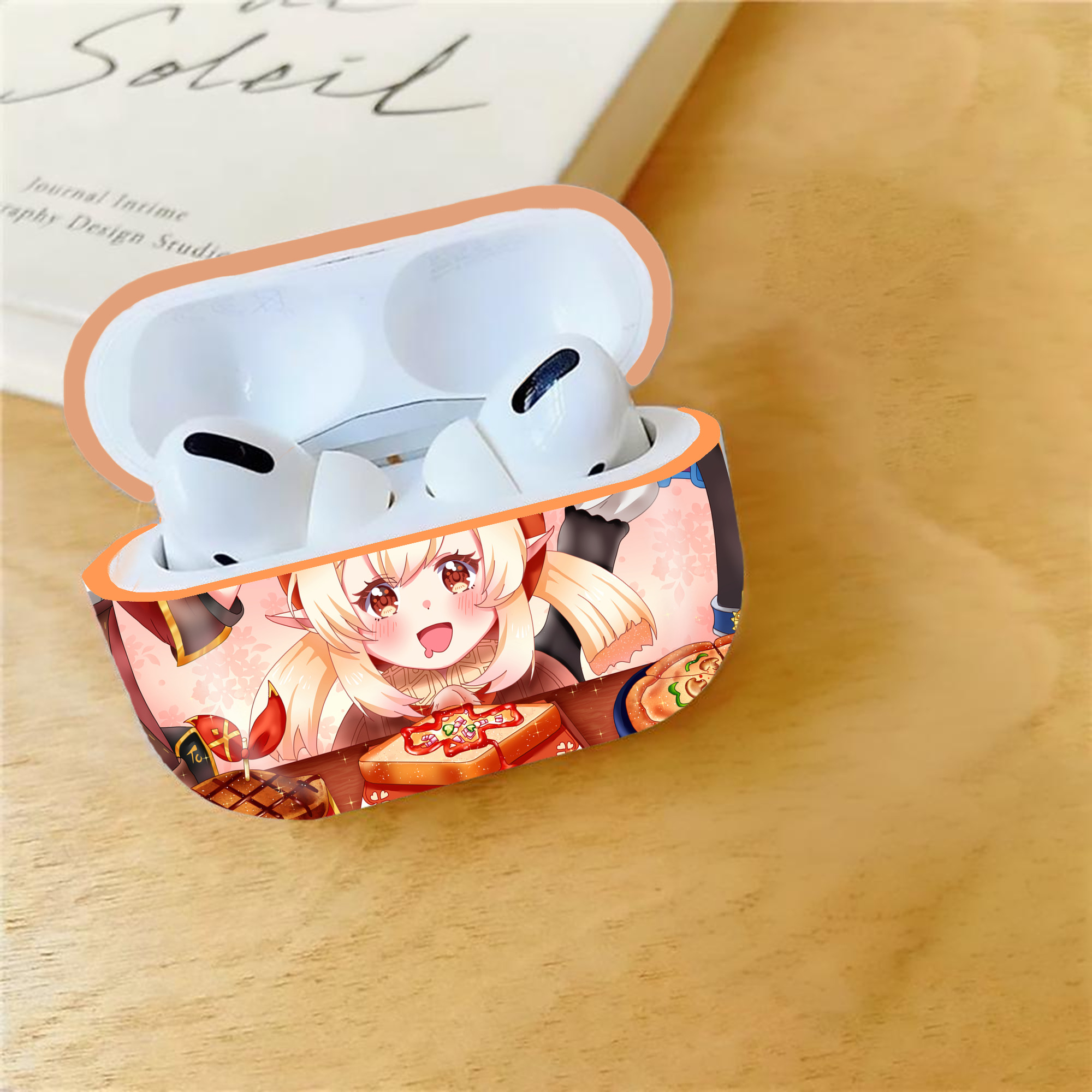 げんし神 genshin 【AirPods Pro用】ハードシェル保護ケース｜耐衝撃・防指紋・カラビナ付き商品仕様