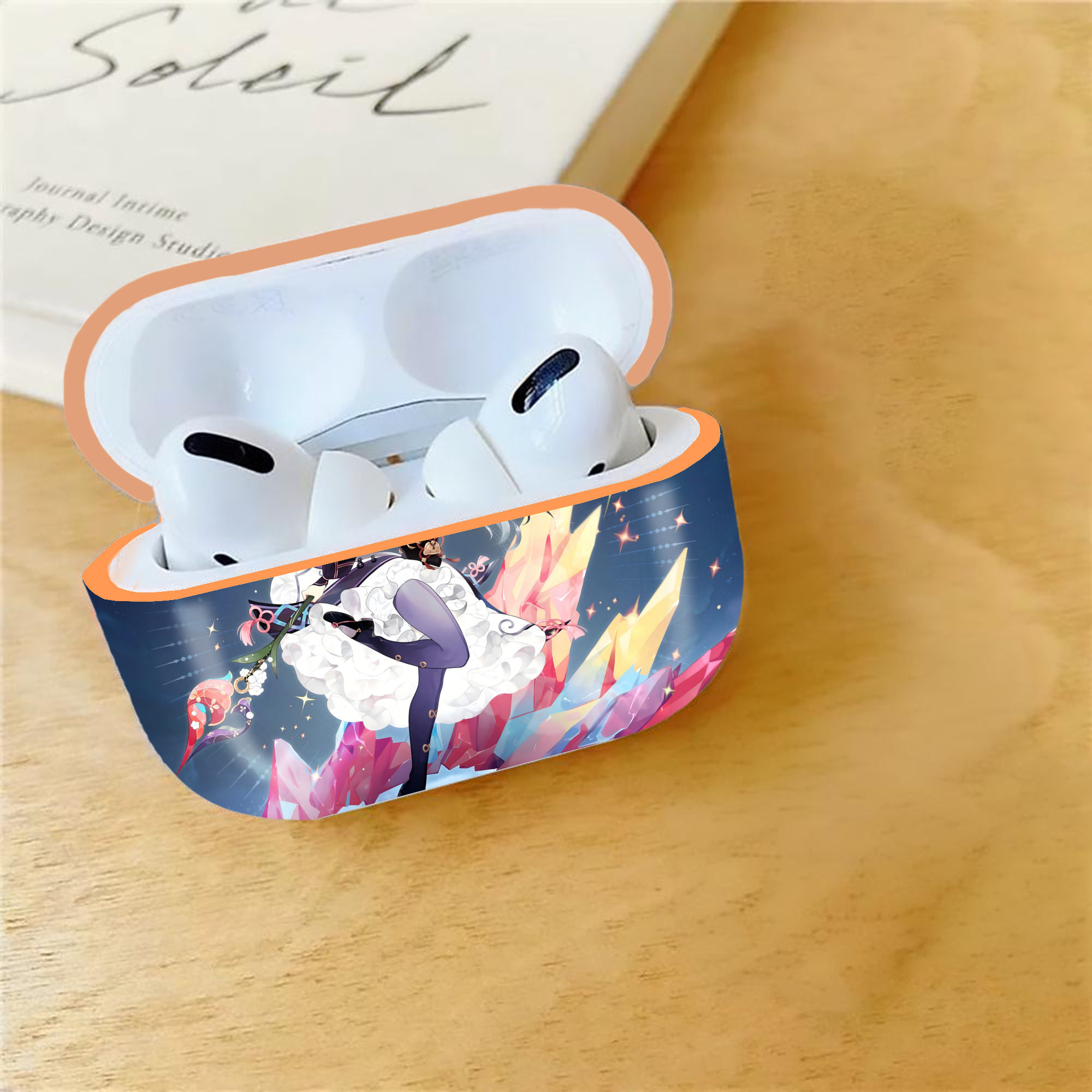 げんし神 genshin 【AirPods Pro用】ハードシェル保護ケース｜耐衝撃・防指紋・カラビナ付き商品仕様