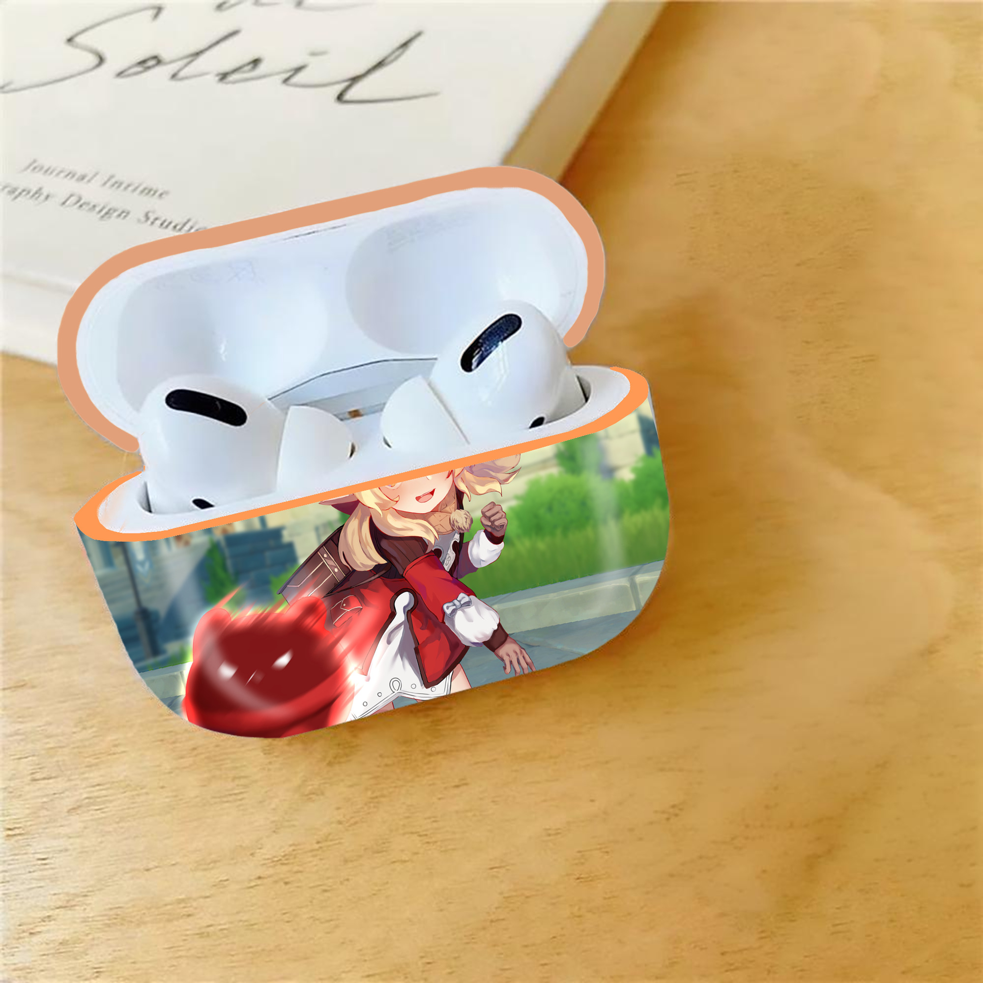 げんし神 genshin 【AirPods Pro用】ハードシェル保護ケース｜耐衝撃・防指紋・カラビナ付き商品仕様