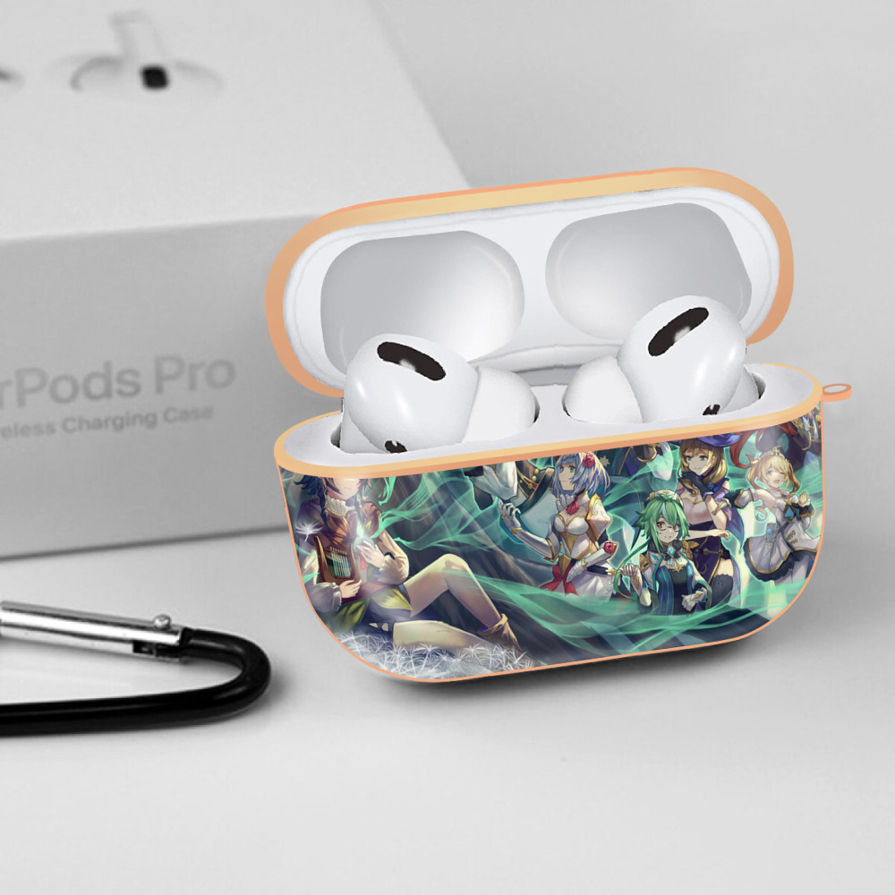 げんし神 genshin 【AirPods Pro用】ハードシェル保護ケース｜耐衝撃・防指紋・カラビナ付き商品仕様