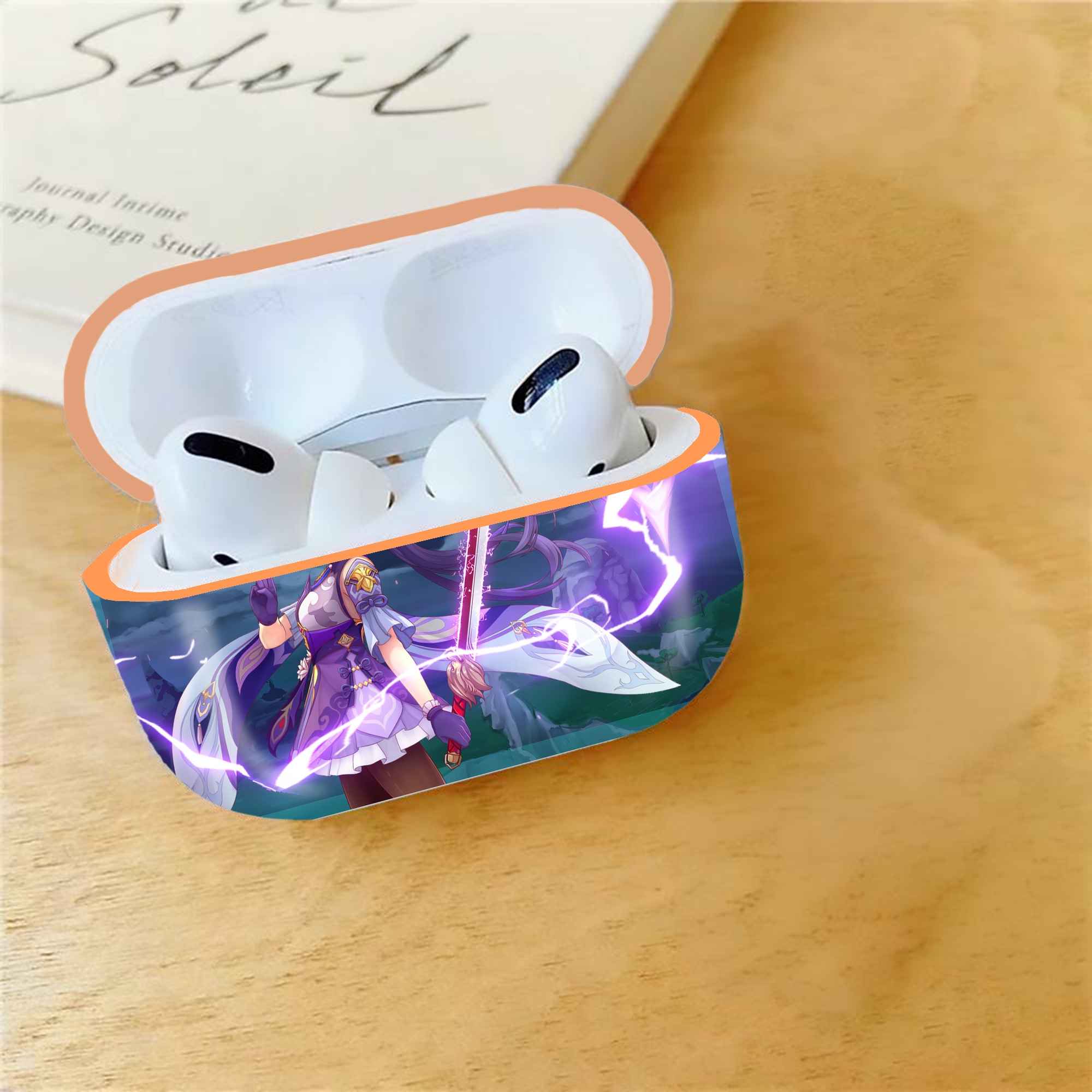 げんし神 genshin 【AirPods Pro用】ハードシェル保護ケース｜耐衝撃・防指紋・カラビナ付き商品仕様