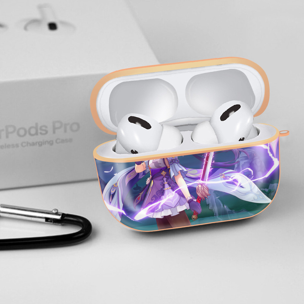 げんし神 genshin 【AirPods Pro用】ハードシェル保護ケース｜耐衝撃・防指紋・カラビナ付き商品仕様