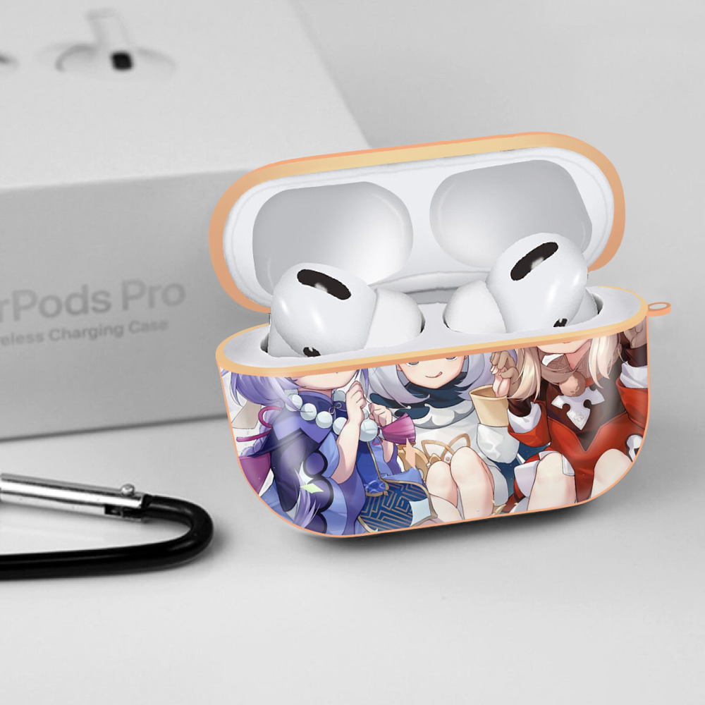 げんし神 genshin 【AirPods Pro用】ハードシェル保護ケース｜耐衝撃・防指紋・カラビナ付き商品仕様