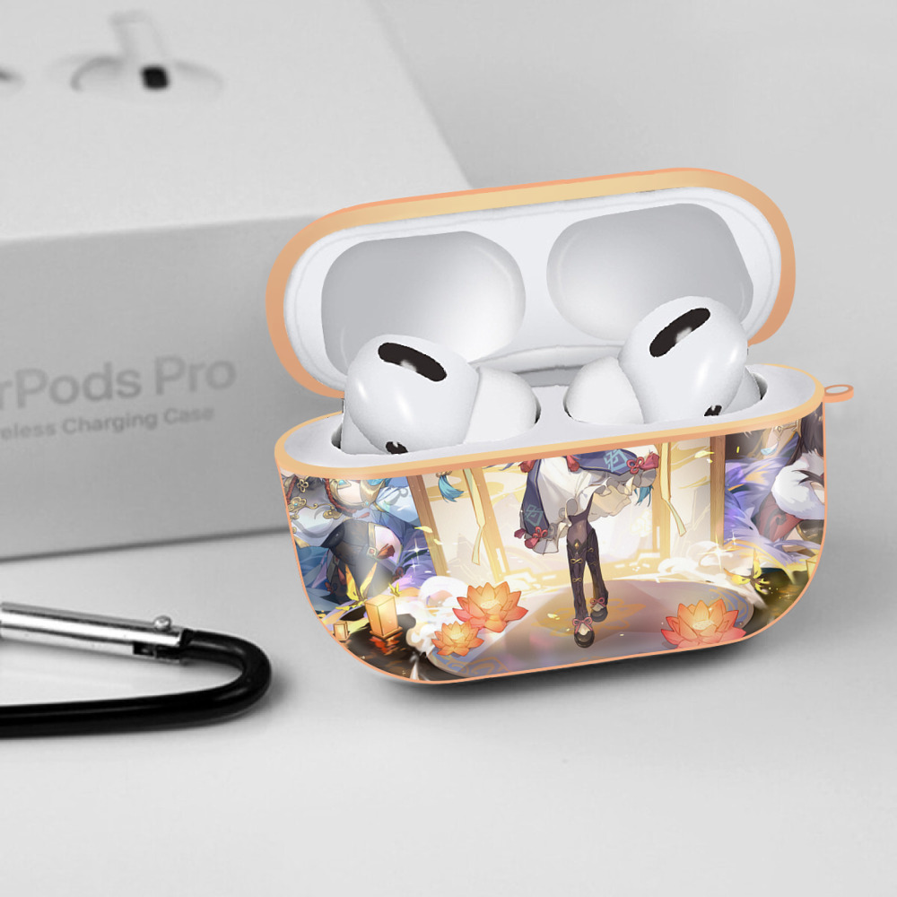 げんし神 genshin 【AirPods Pro用】ハードシェル保護ケース｜耐衝撃・防指紋・カラビナ付き商品仕様
