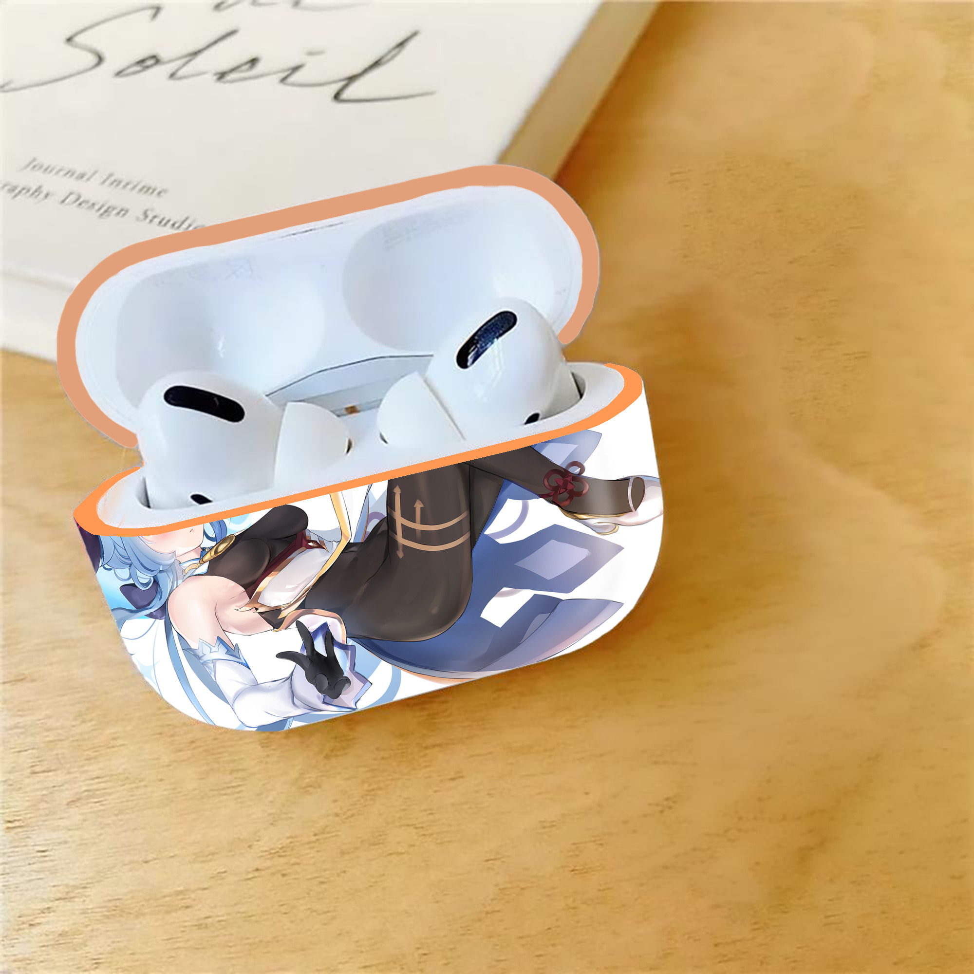 げんし神 genshin 【AirPods Pro用】ハードシェル保護ケース｜耐衝撃・防指紋・カラビナ付き商品仕様