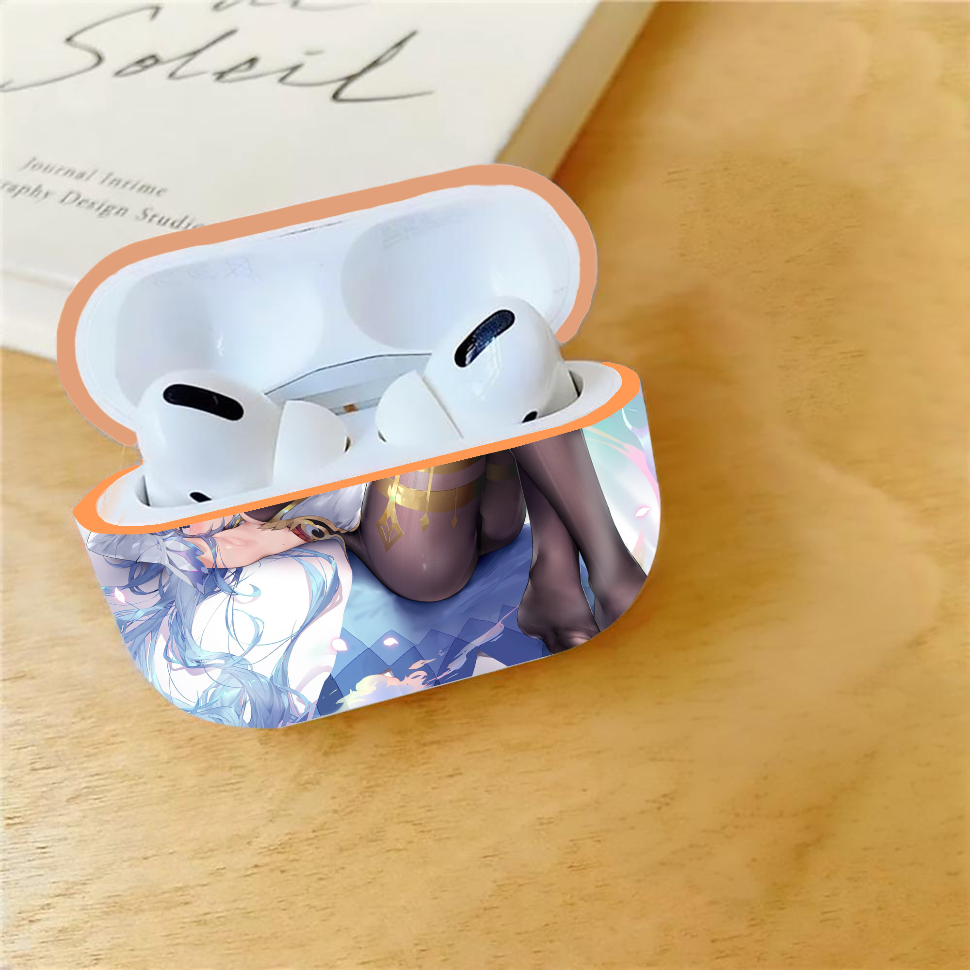 げんし神 genshin 【AirPods Pro用】ハードシェル保護ケース｜耐衝撃・防指紋・カラビナ付き商品仕様