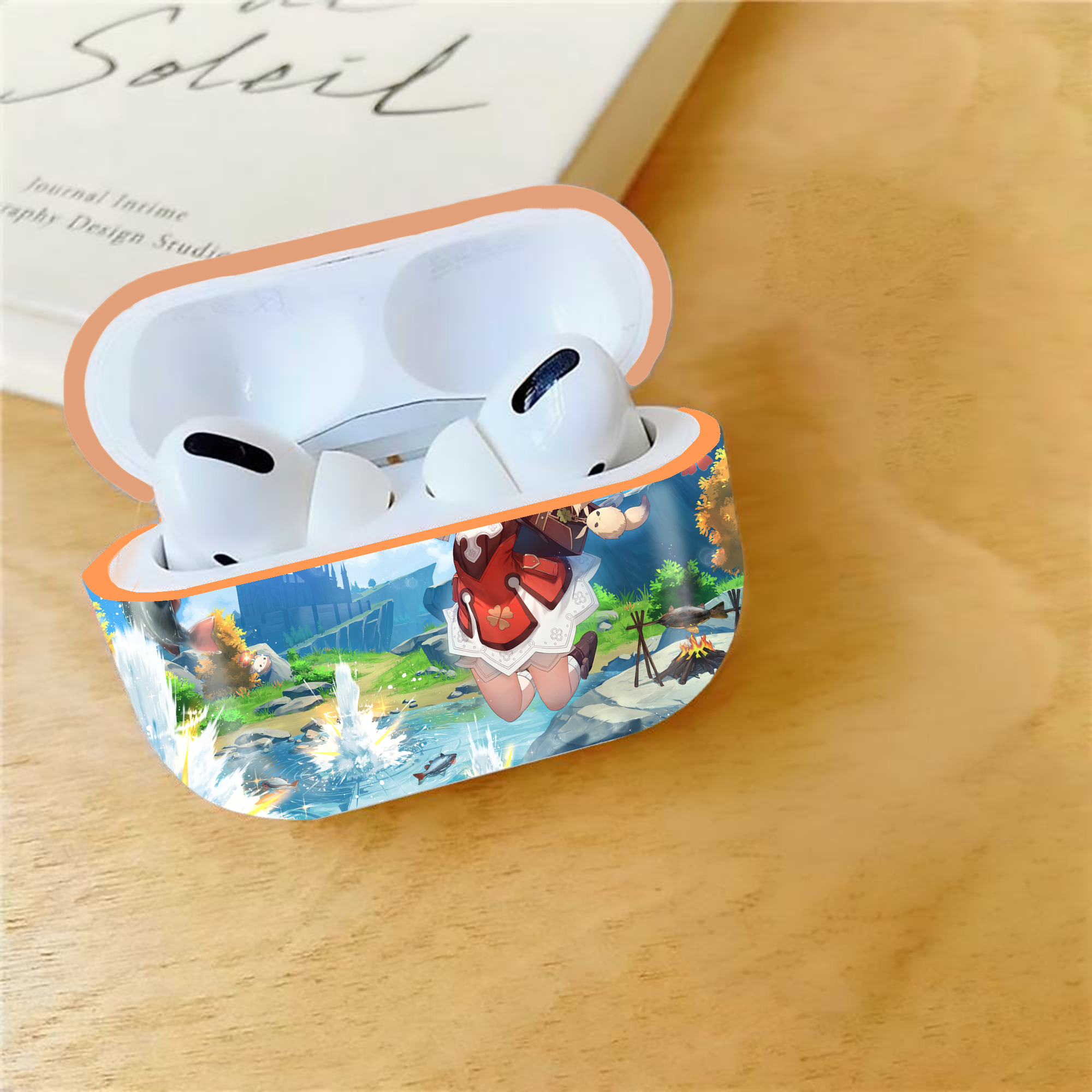 げんし神 genshin 【AirPods Pro用】ハードシェル保護ケース｜耐衝撃・防指紋・カラビナ付き商品仕様