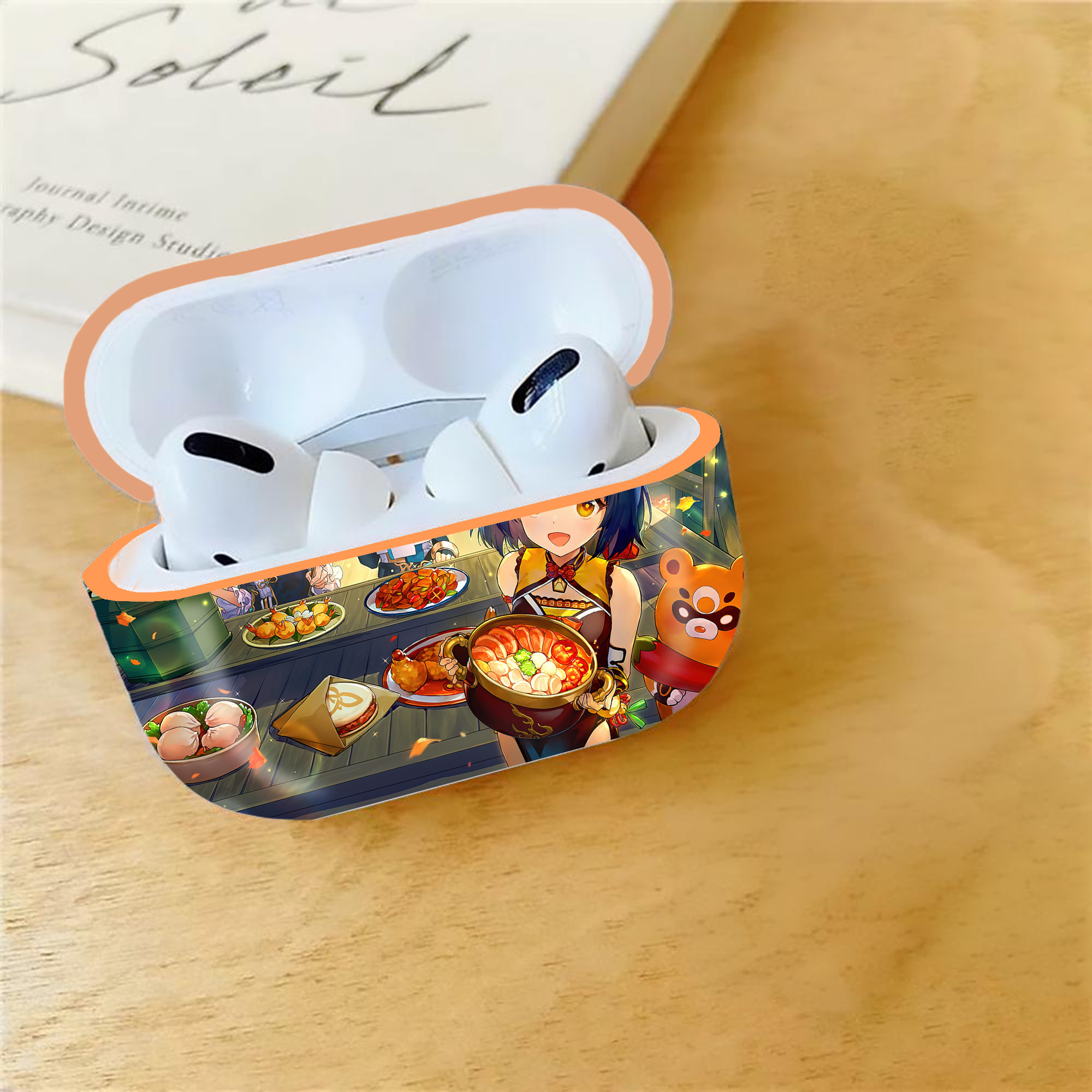 げんし神 genshin 【AirPods Pro用】ハードシェル保護ケース｜耐衝撃・防指紋・カラビナ付き商品仕様