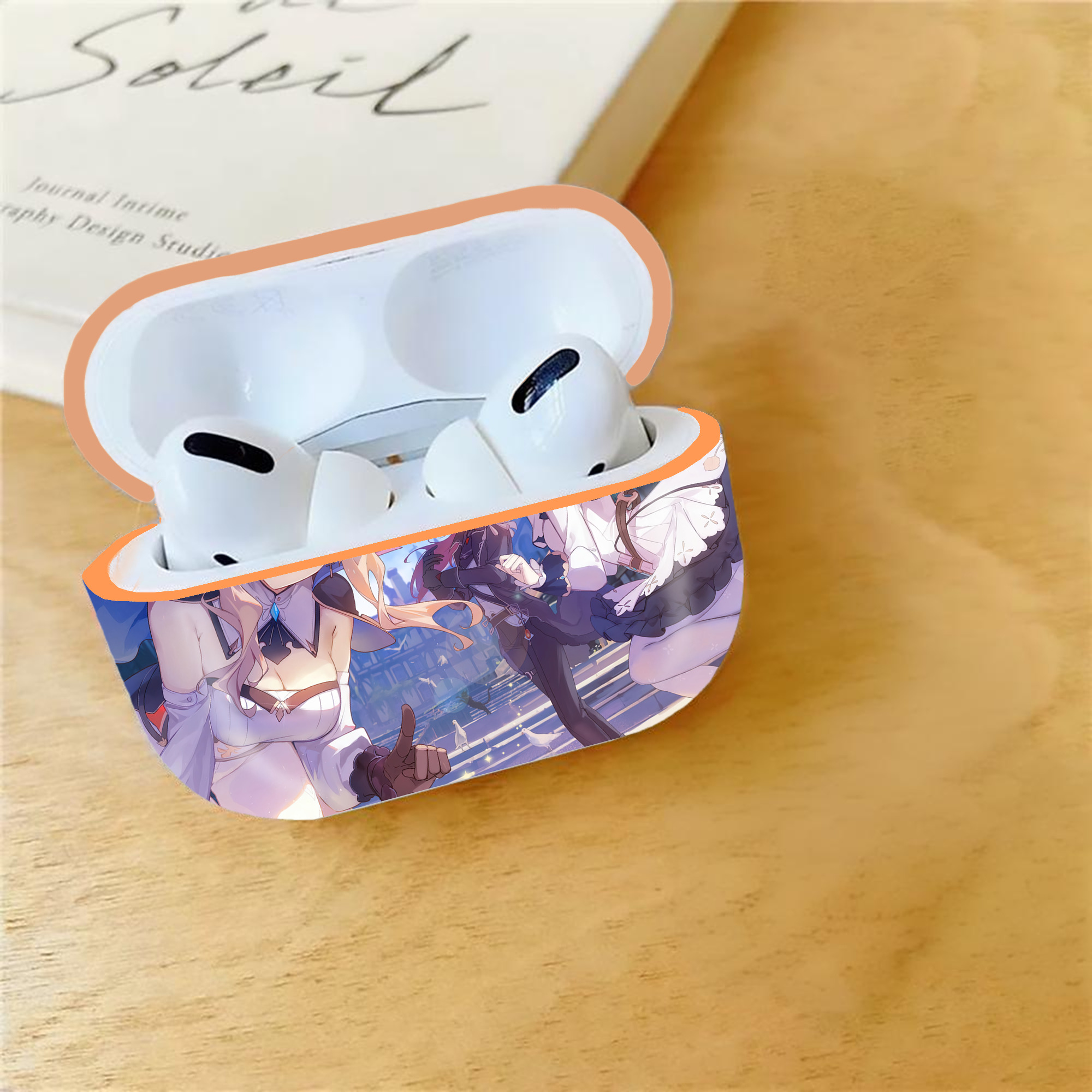 げんし神 genshin 【AirPods Pro用】ハードシェル保護ケース｜耐衝撃・防指紋・カラビナ付き商品仕様