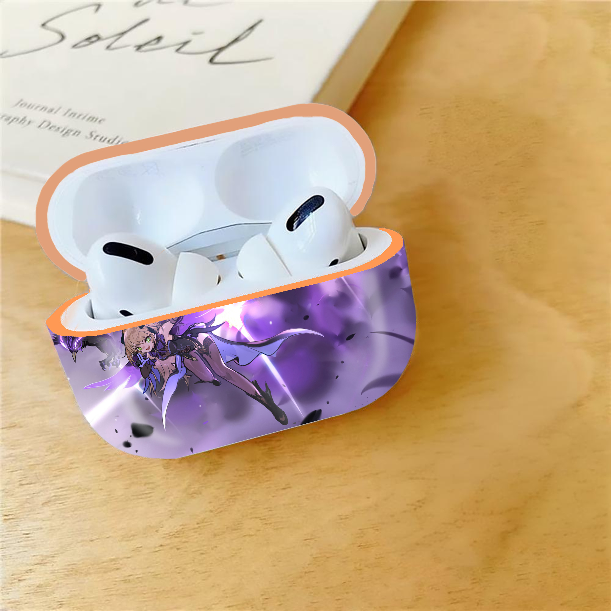 げんし神 genshin 【AirPods Pro用】ハードシェル保護ケース｜耐衝撃・防指紋・カラビナ付き商品仕様