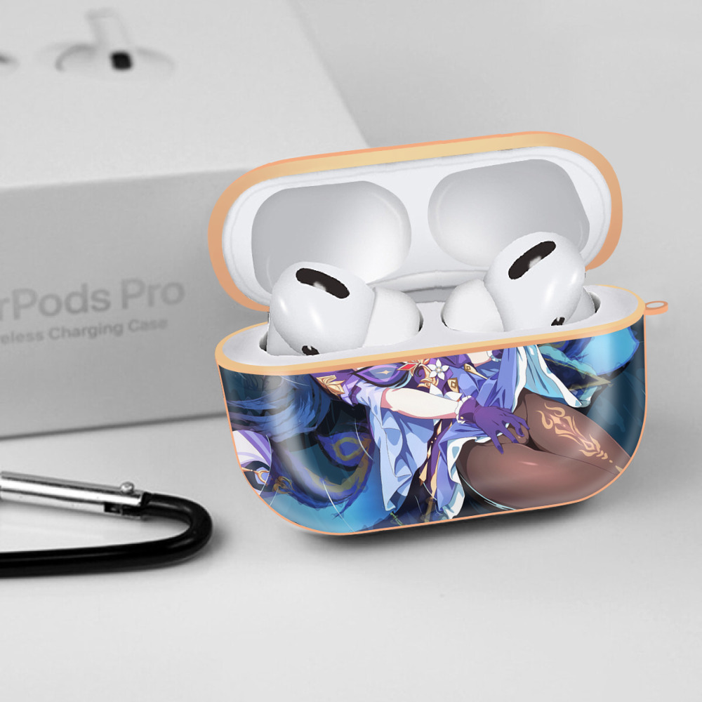 げんし神 genshin 【AirPods Pro用】ハードシェル保護ケース｜耐衝撃・防指紋・カラビナ付き商品仕様