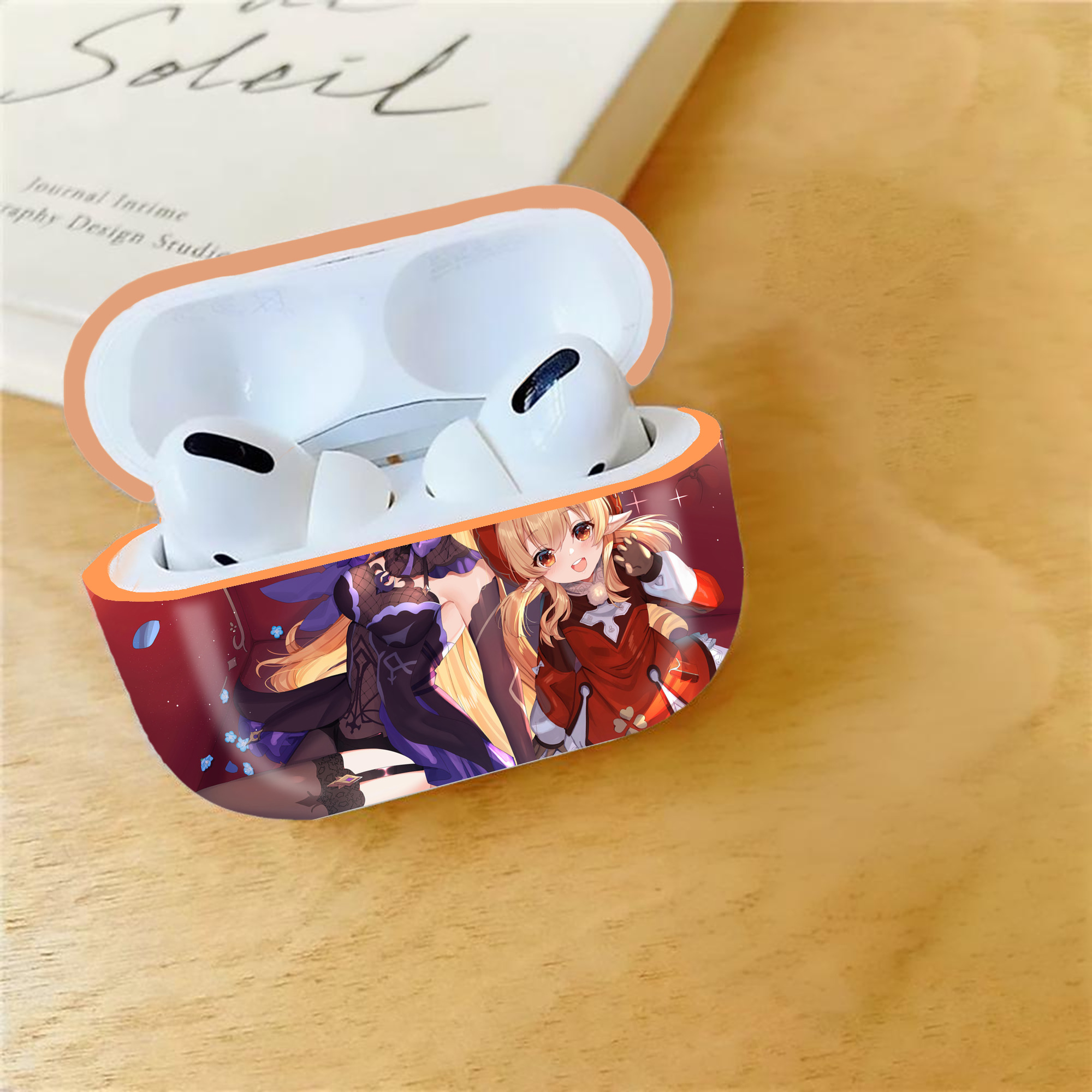 げんし神 genshin 【AirPods Pro用】ハードシェル保護ケース｜耐衝撃・防指紋・カラビナ付き商品仕様