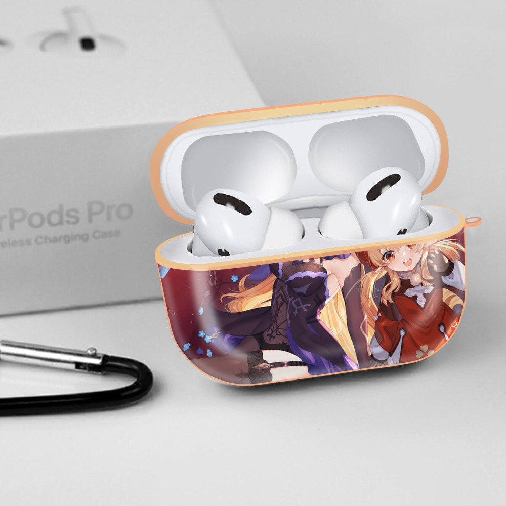 げんし神 genshin 【AirPods Pro用】ハードシェル保護ケース｜耐衝撃・防指紋・カラビナ付き商品仕様