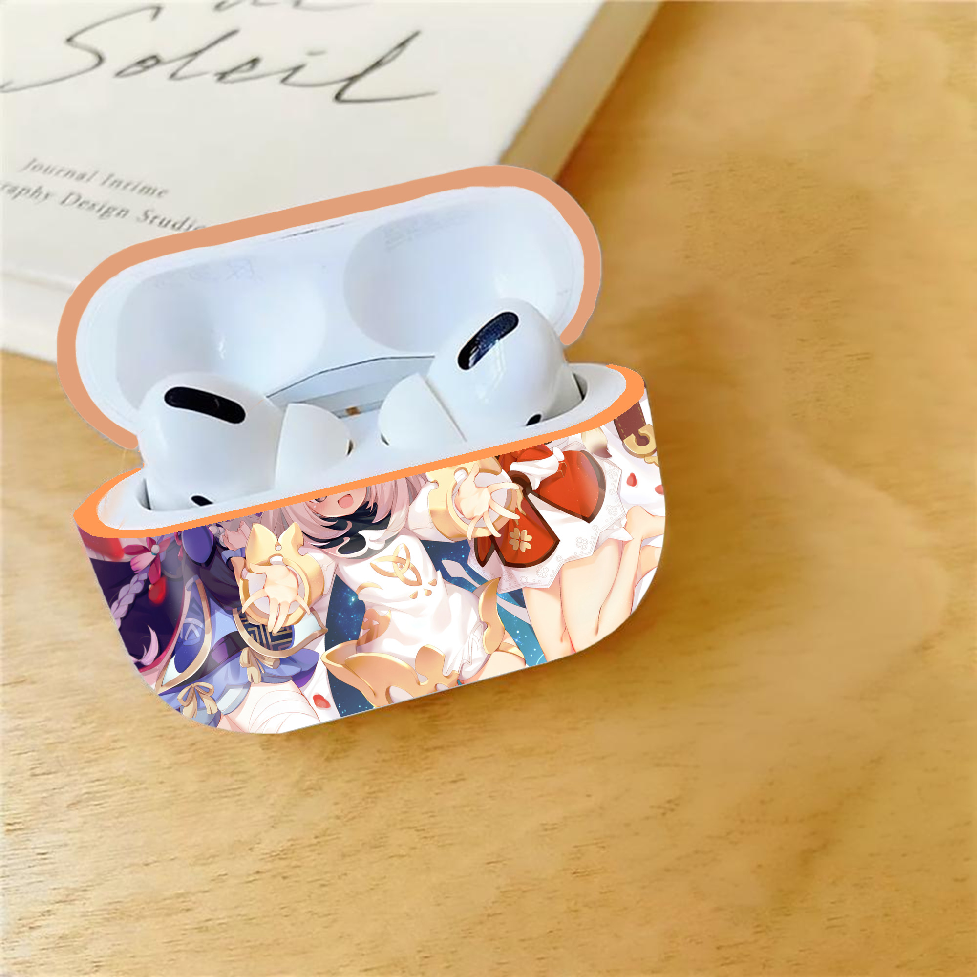 げんし神 genshin 【AirPods Pro用】ハードシェル保護ケース｜耐衝撃・防指紋・カラビナ付き商品仕様