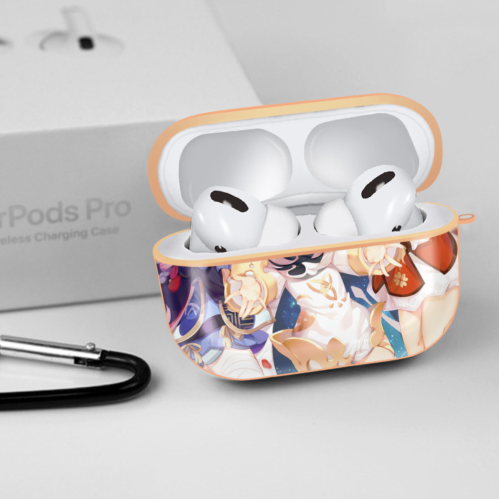 げんし神 genshin 【AirPods Pro用】ハードシェル保護ケース｜耐衝撃・防指紋・カラビナ付き商品仕様