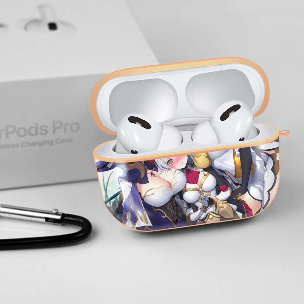 げんし神 genshin 【AirPods Pro用】ハードシェル保護ケース｜耐衝撃・防指紋・カラビナ付き商品仕様