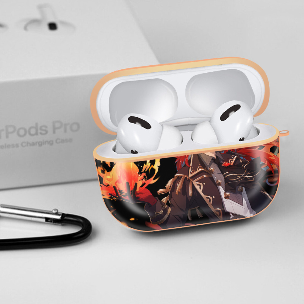 げんし神 genshin 【AirPods Pro用】ハードシェル保護ケース｜耐衝撃・防指紋・カラビナ付き商品仕様