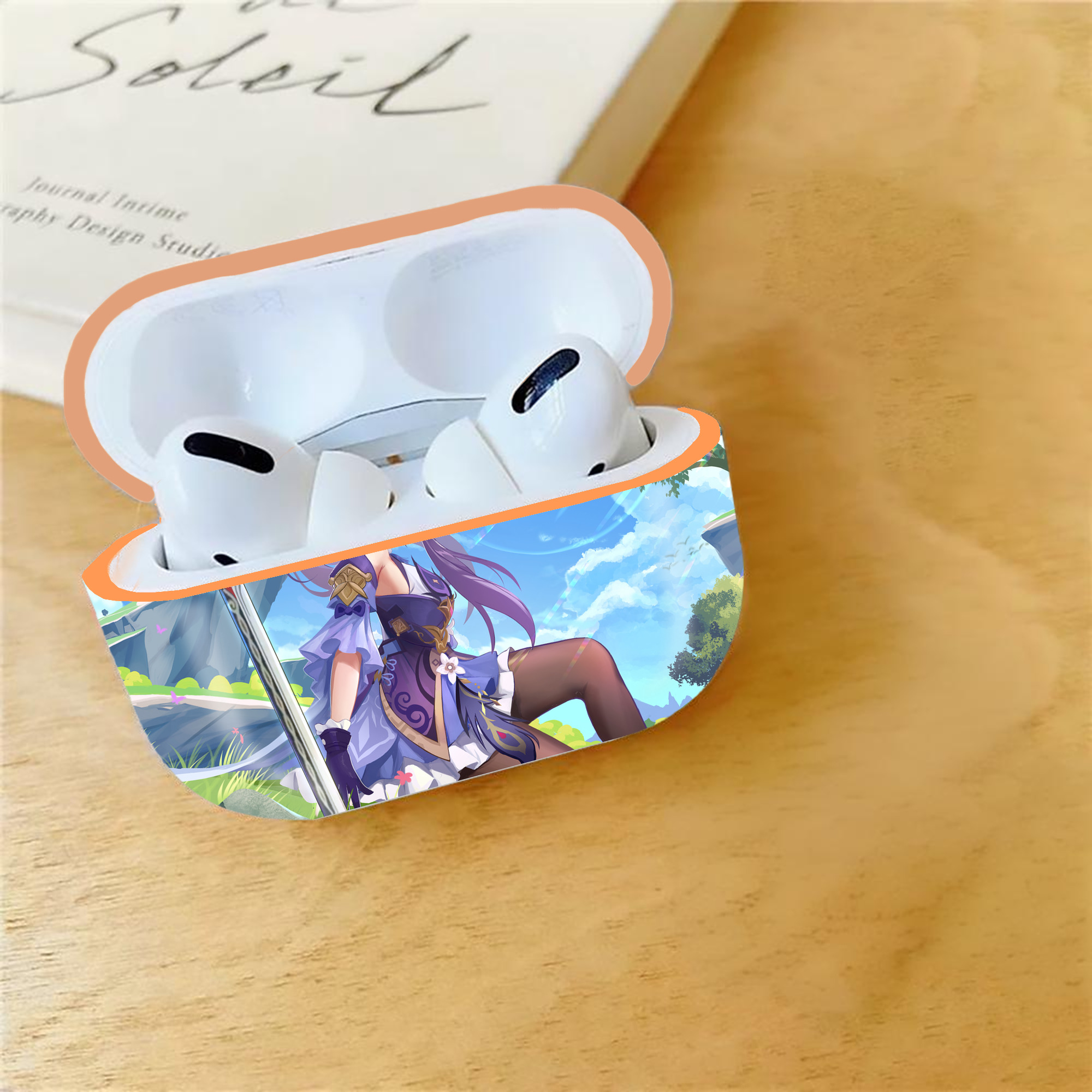 げんし神 genshin 【AirPods Pro用】ハードシェル保護ケース｜耐衝撃・防指紋・カラビナ付き商品仕様