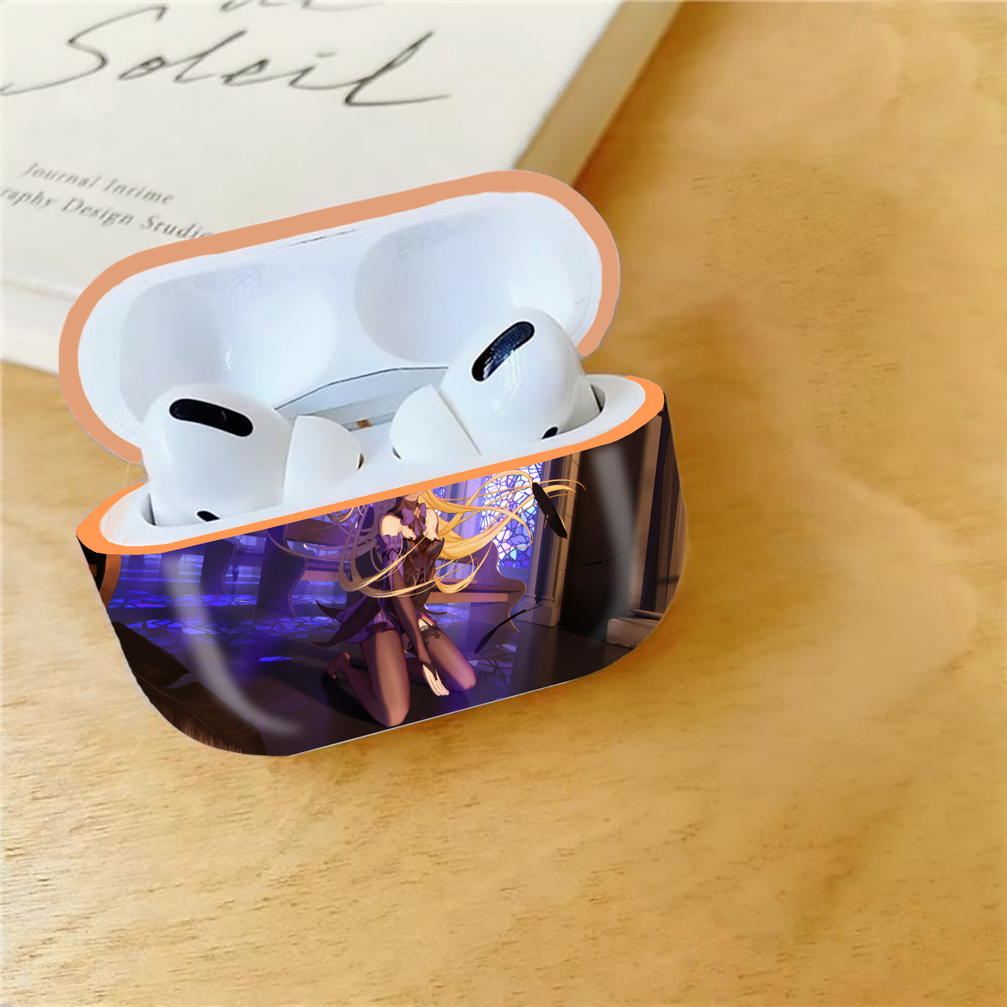 げんし神 genshin 【AirPods Pro用】ハードシェル保護ケース｜耐衝撃・防指紋・カラビナ付き商品仕様