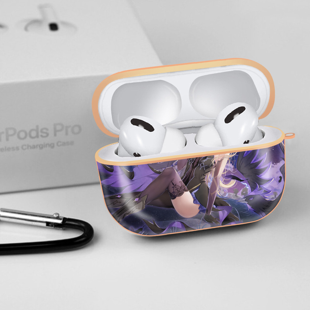 げんし神 genshin 【AirPods Pro用】ハードシェル保護ケース｜耐衝撃・防指紋・カラビナ付き商品仕様