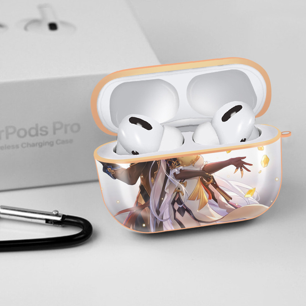 げんし神 genshin 【AirPods Pro用】ハードシェル保護ケース｜耐衝撃・防指紋・カラビナ付き商品仕様