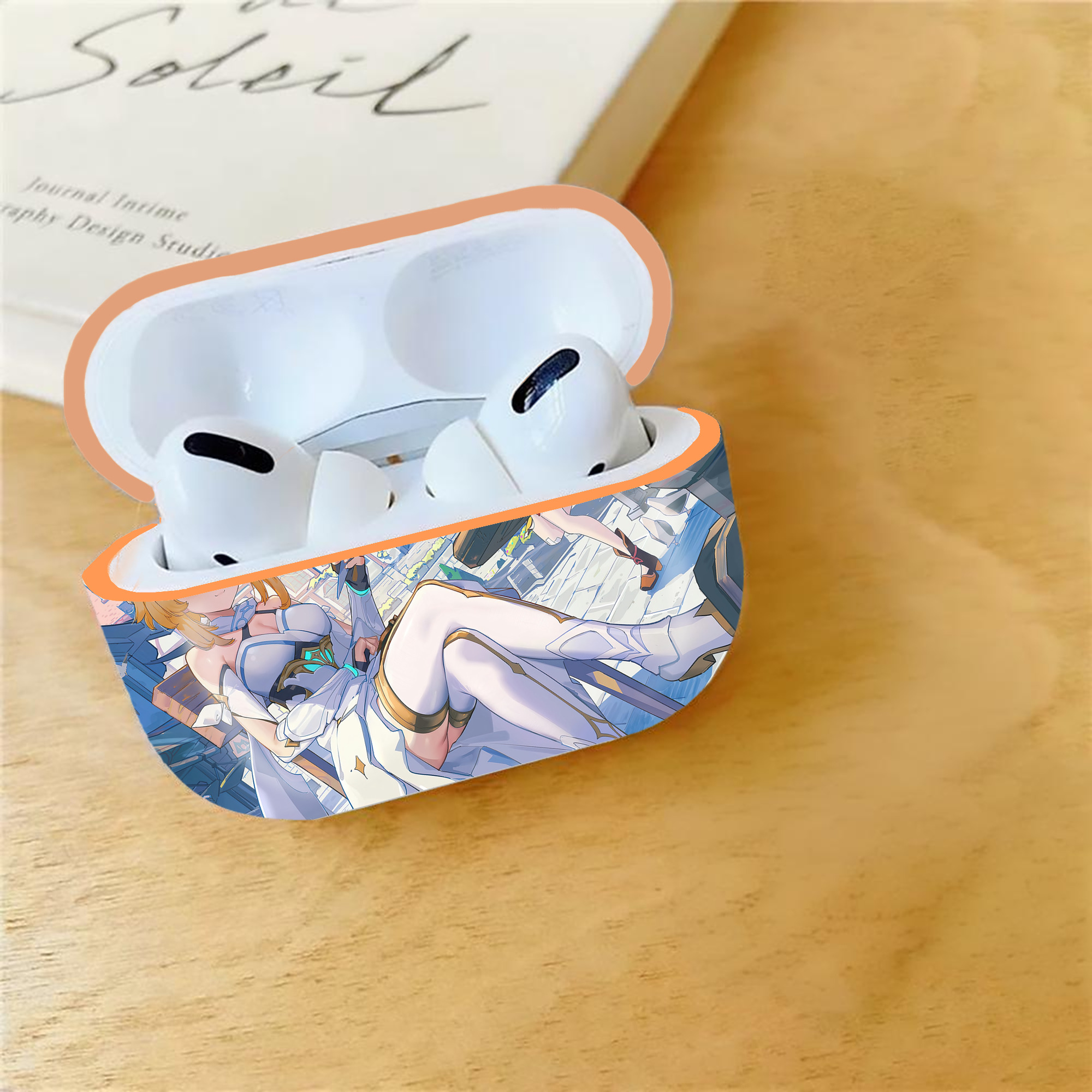 げんし神 genshin 【AirPods Pro用】ハードシェル保護ケース｜耐衝撃・防指紋・カラビナ付き商品仕様