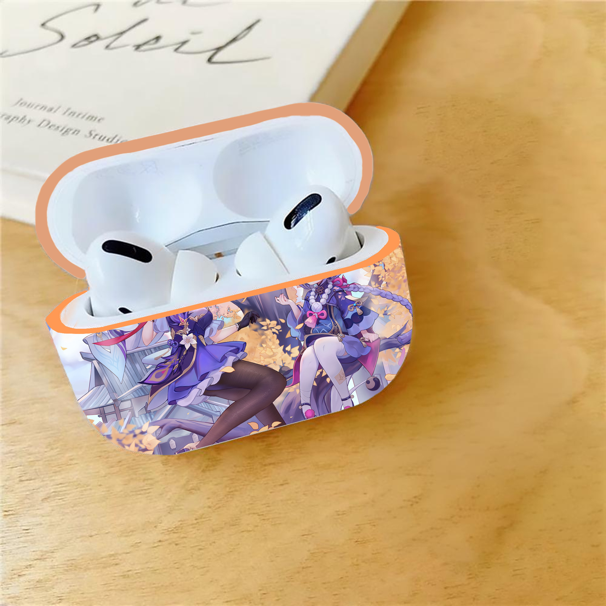 げんし神 genshin 【AirPods Pro用】ハードシェル保護ケース｜耐衝撃・防指紋・カラビナ付き商品仕様