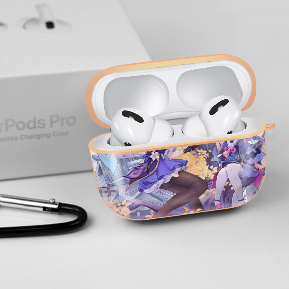 げんし神 genshin 【AirPods Pro用】ハードシェル保護ケース｜耐衝撃・防指紋・カラビナ付き商品仕様