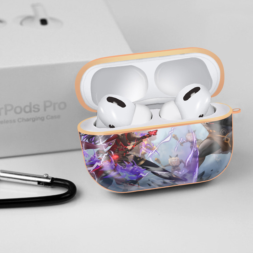 げんし神 genshin 【AirPods Pro用】ハードシェル保護ケース｜耐衝撃・防指紋・カラビナ付き商品仕様